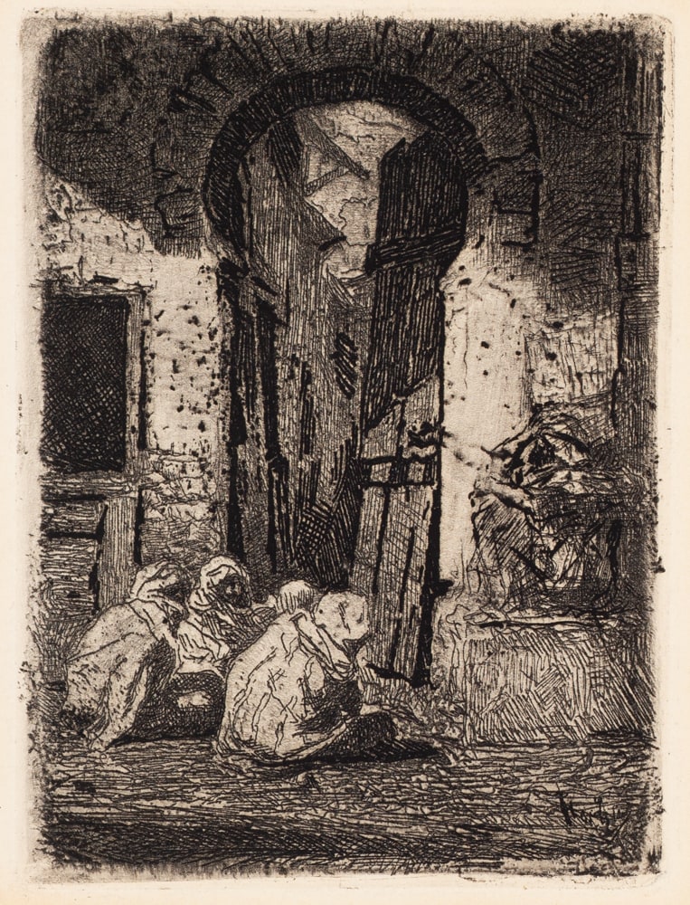 Seated Arabs, Tangiers