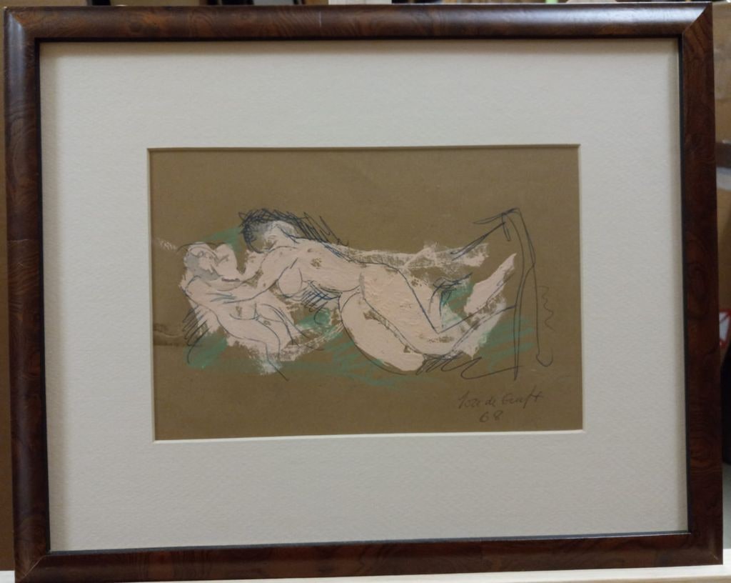 Allegra (sketch for a marble sculpture)