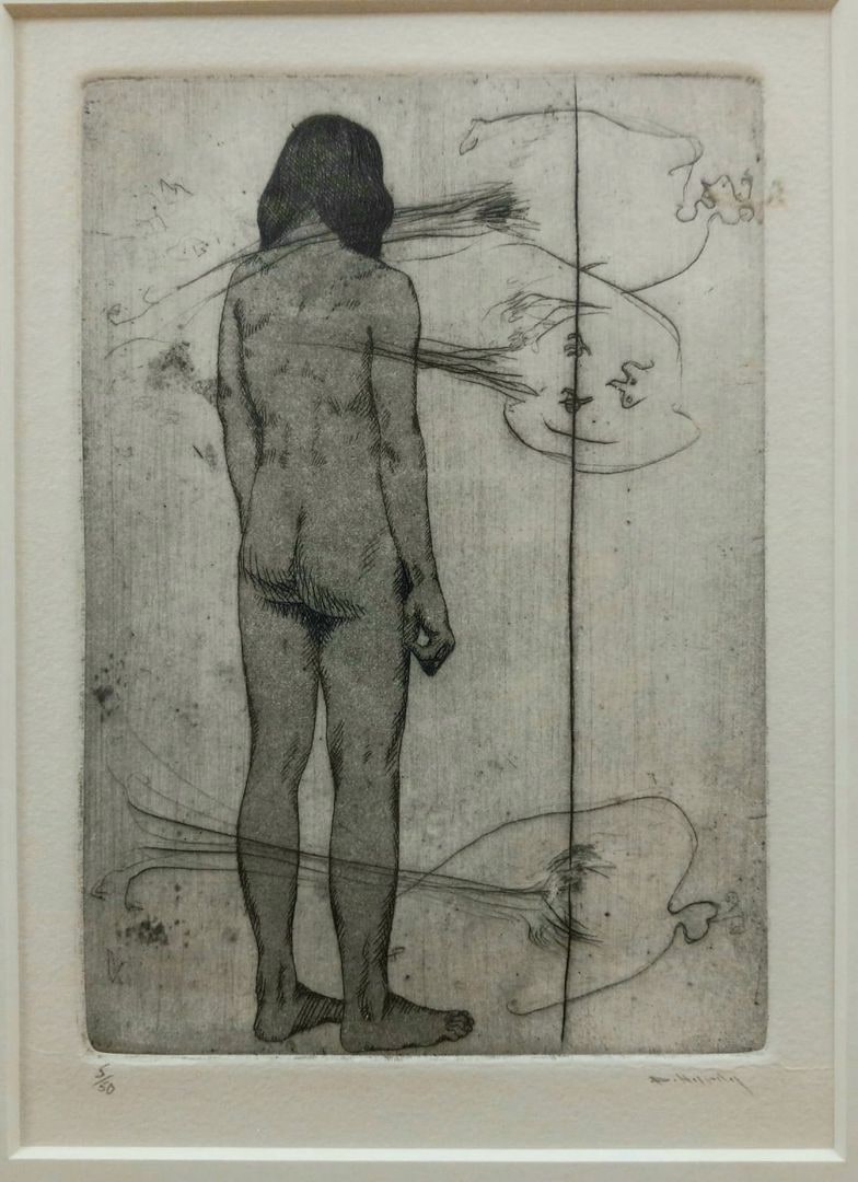 Figure and Birds