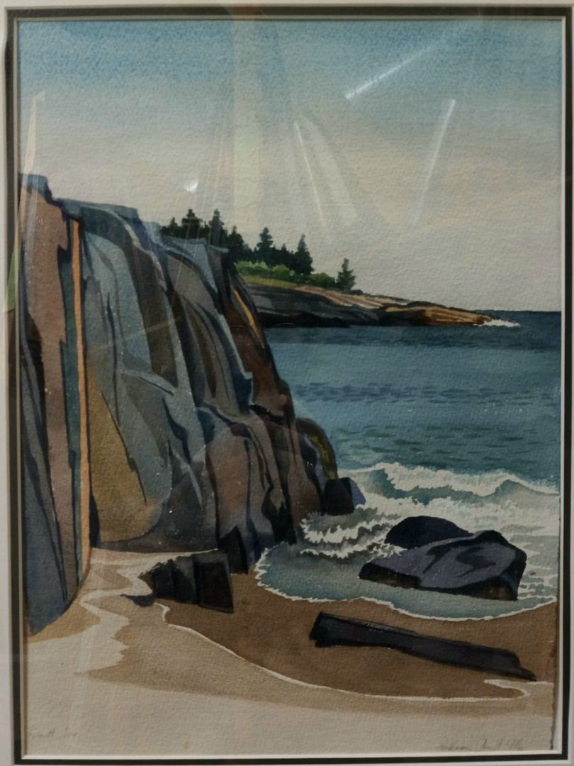 Rock at Indian Point, Maine