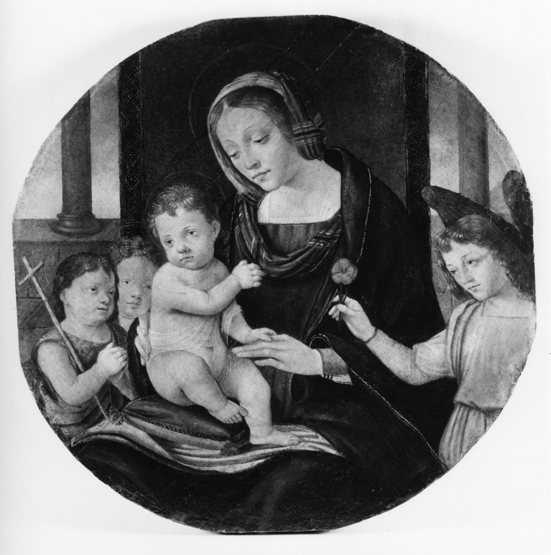 Madonna and Child with the Young St. John and Two Angels