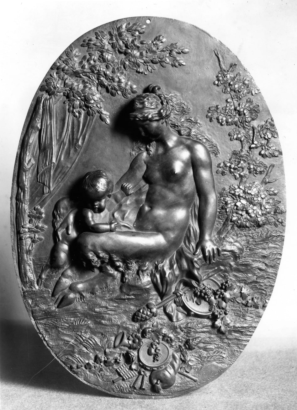 Female Faun and Child