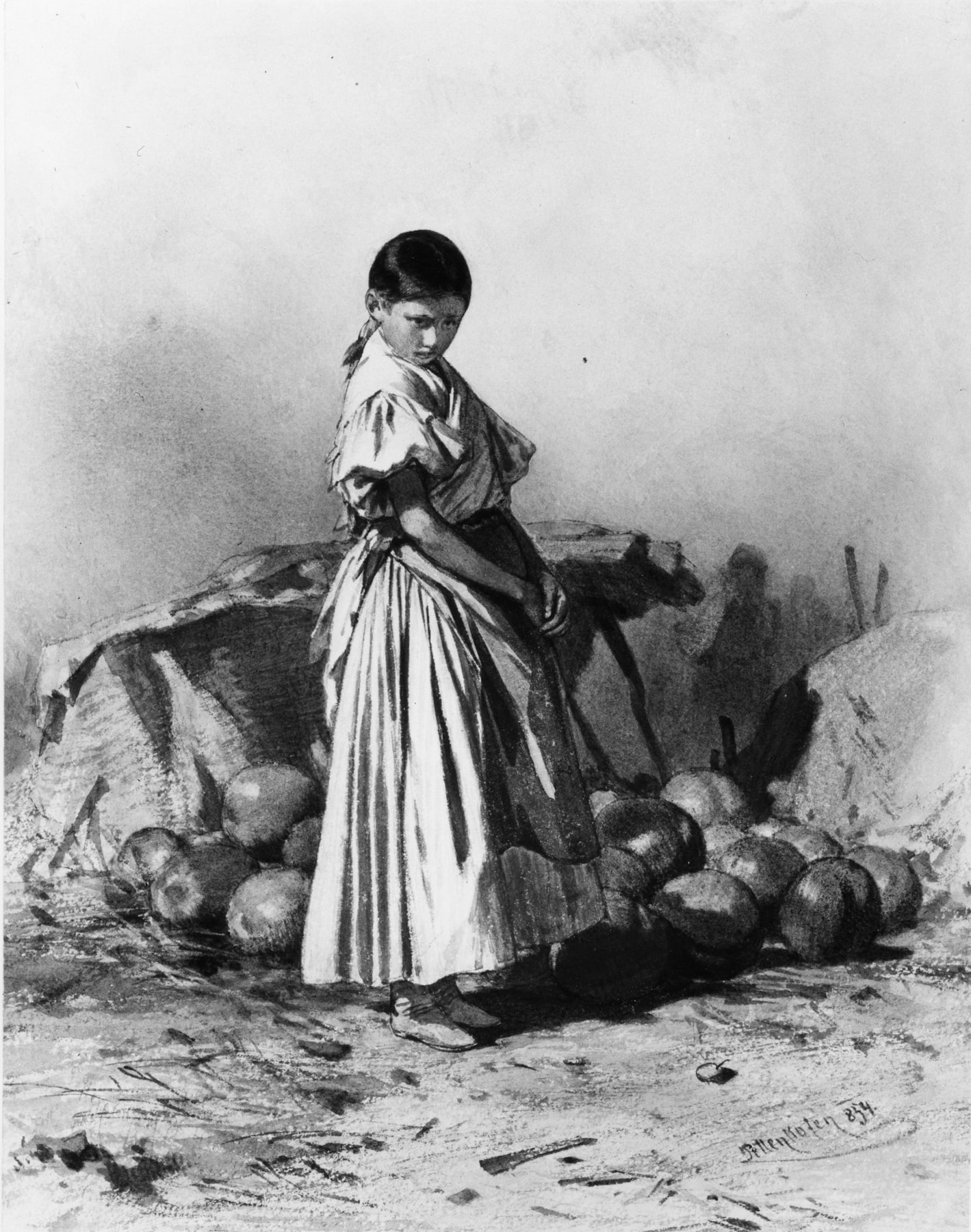Peasant Girl With Melons