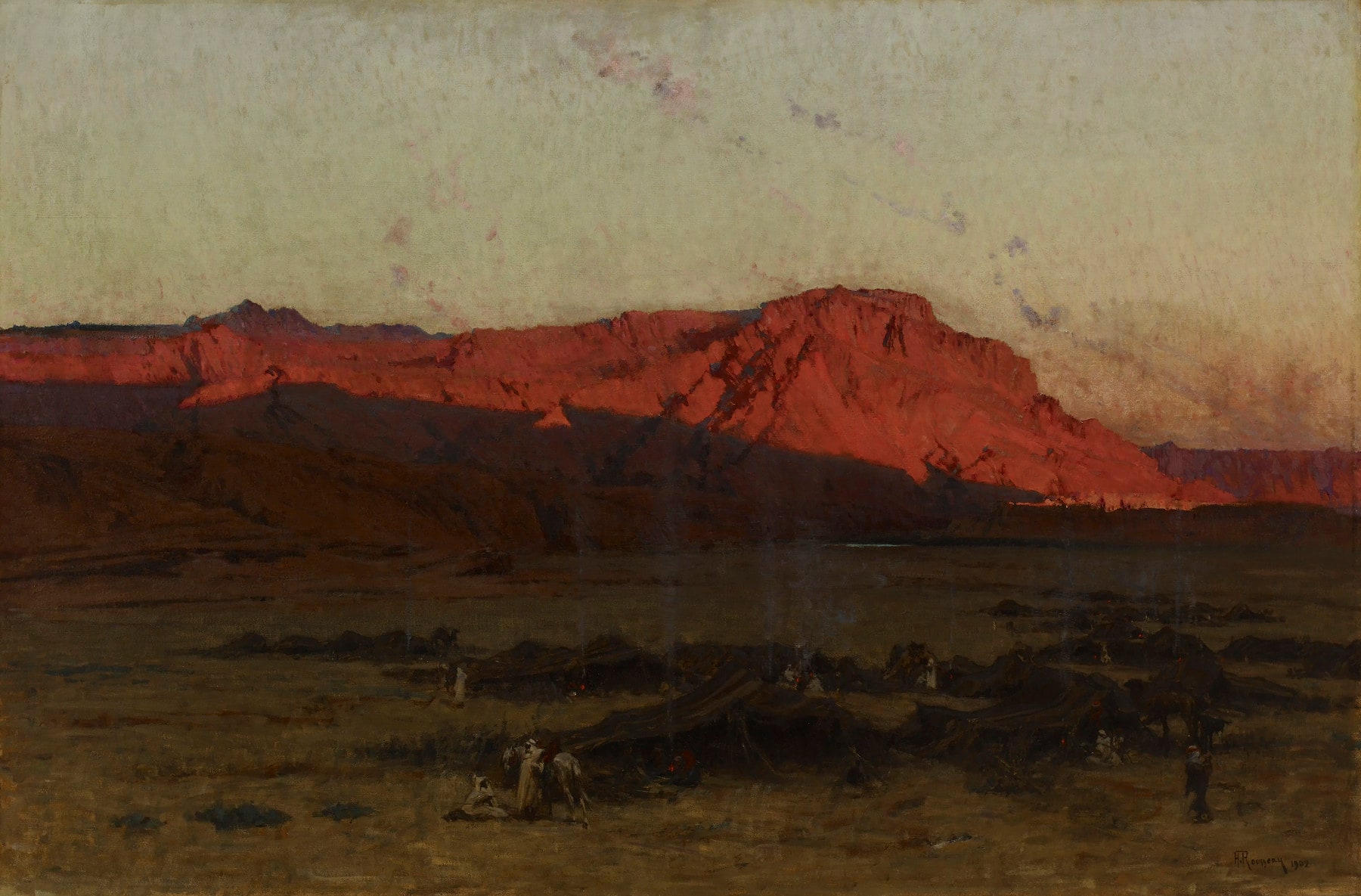 View of North Africa at Dawn