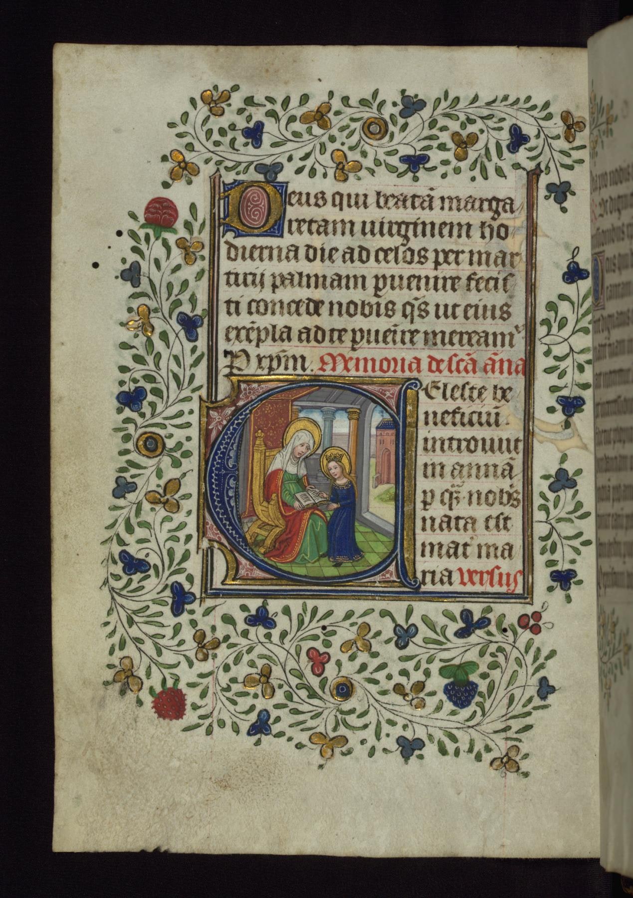 St. Anne teaching the Virgin to read