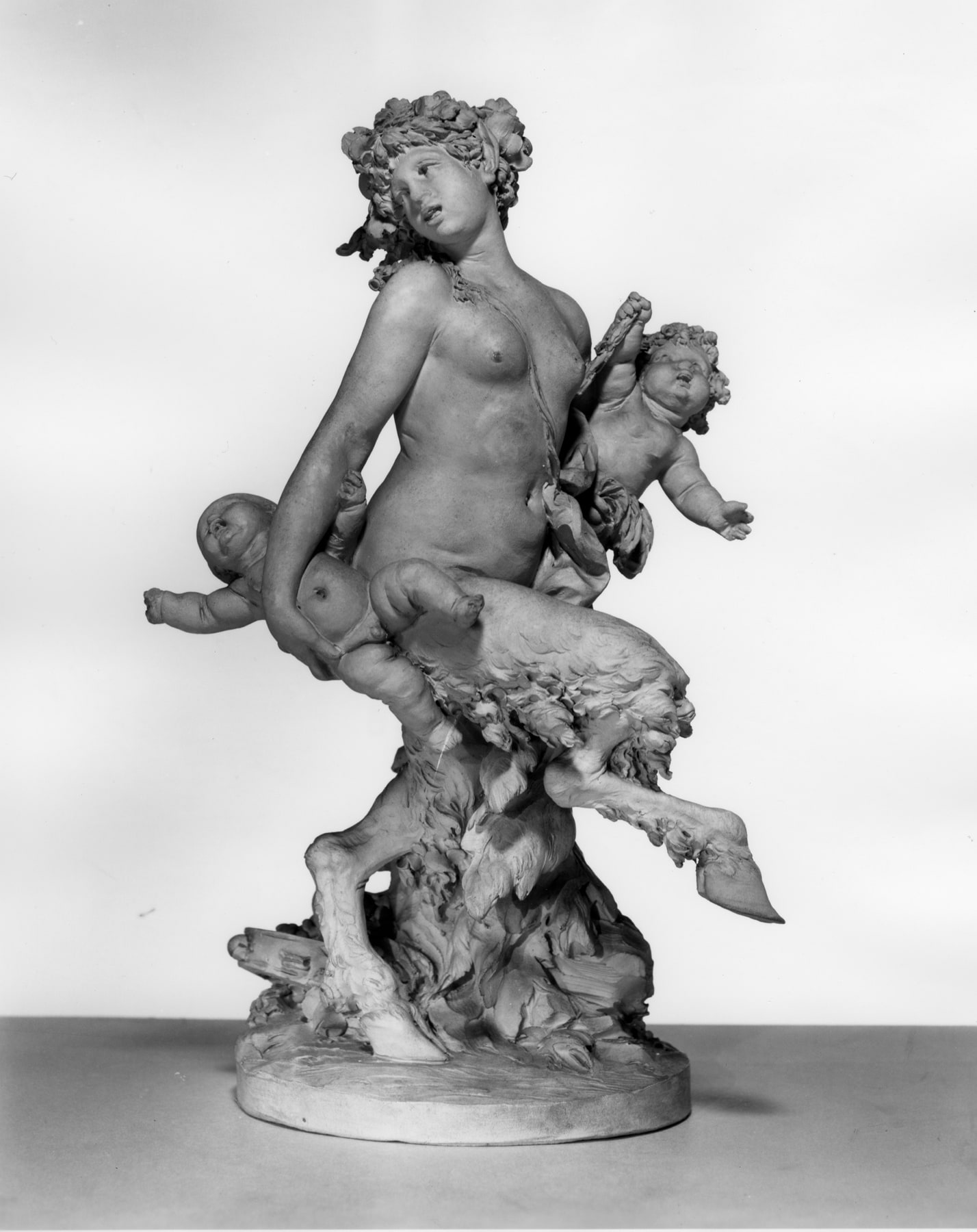 Female Satyr with Putti
