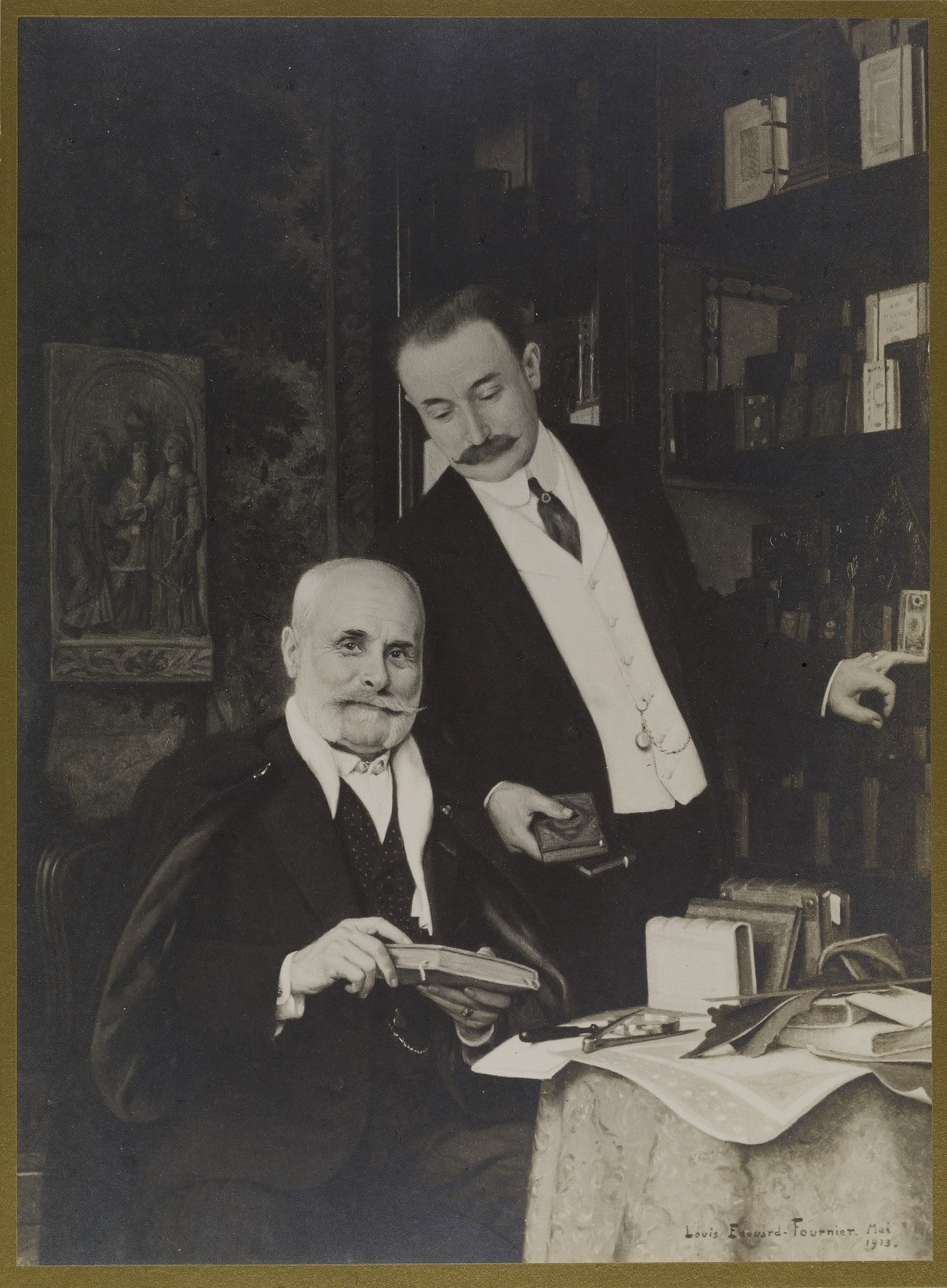 Portrait of Léon and Paul Gruel