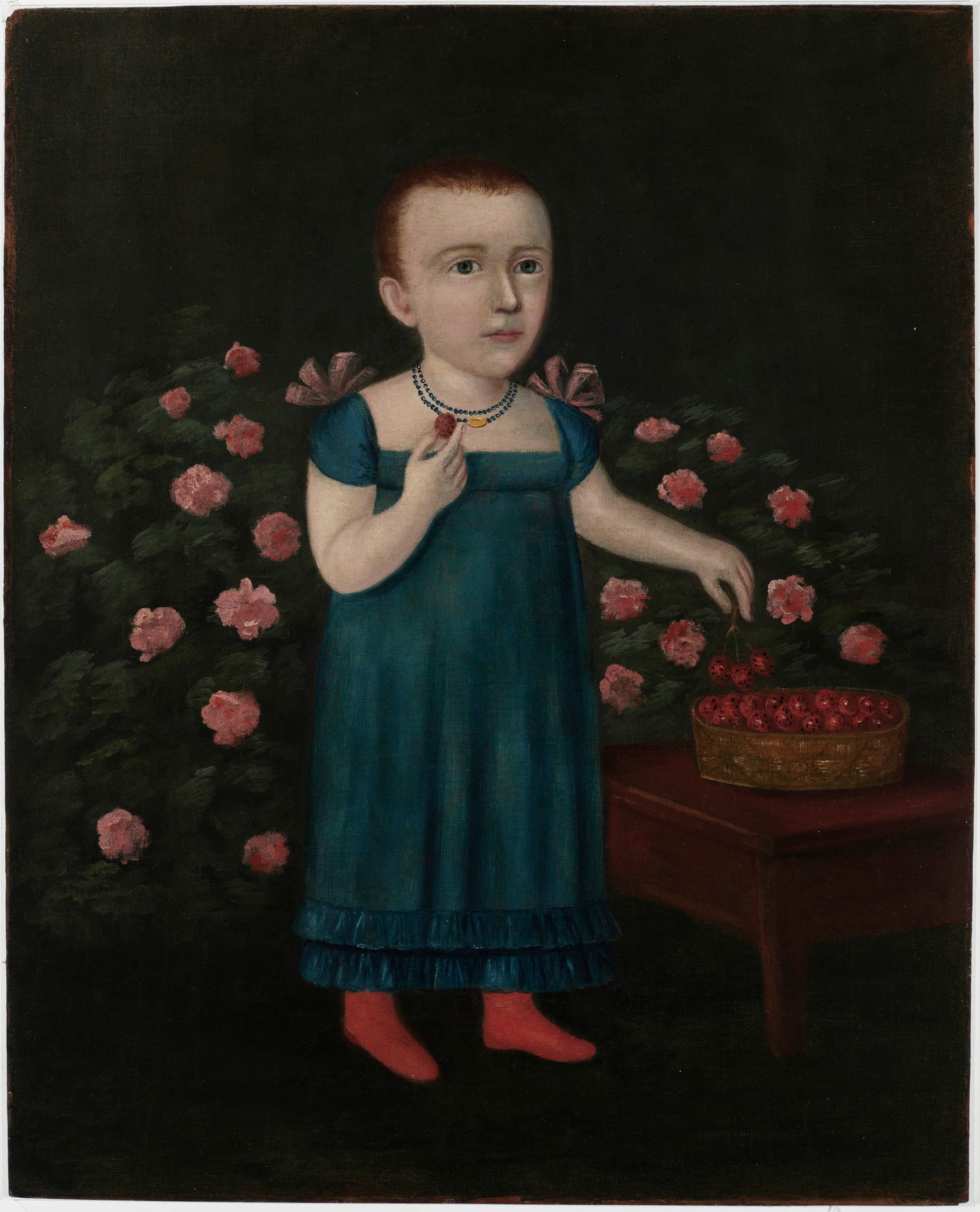Child with Strawberries