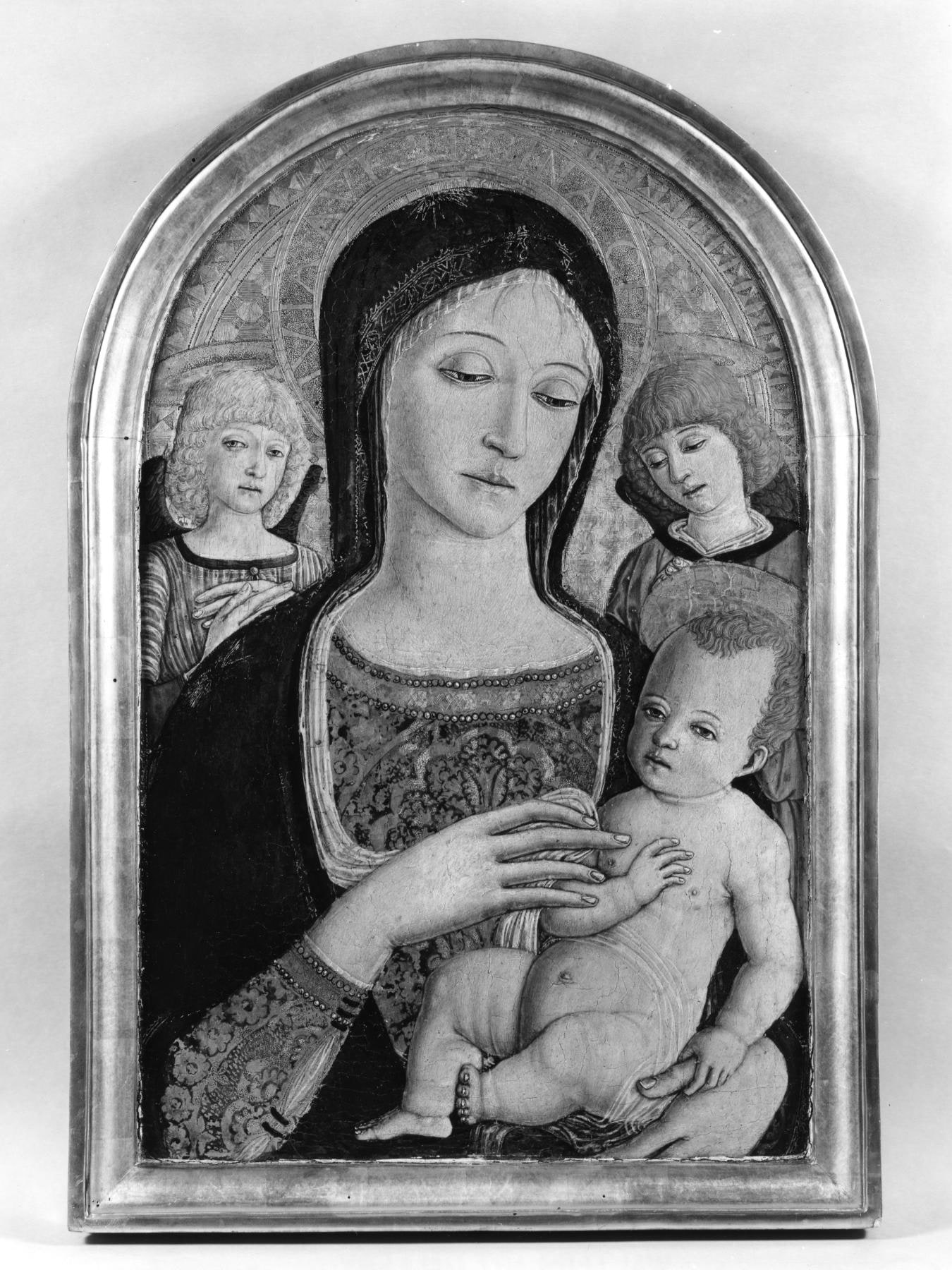 Madonna and Child with Two Angels
