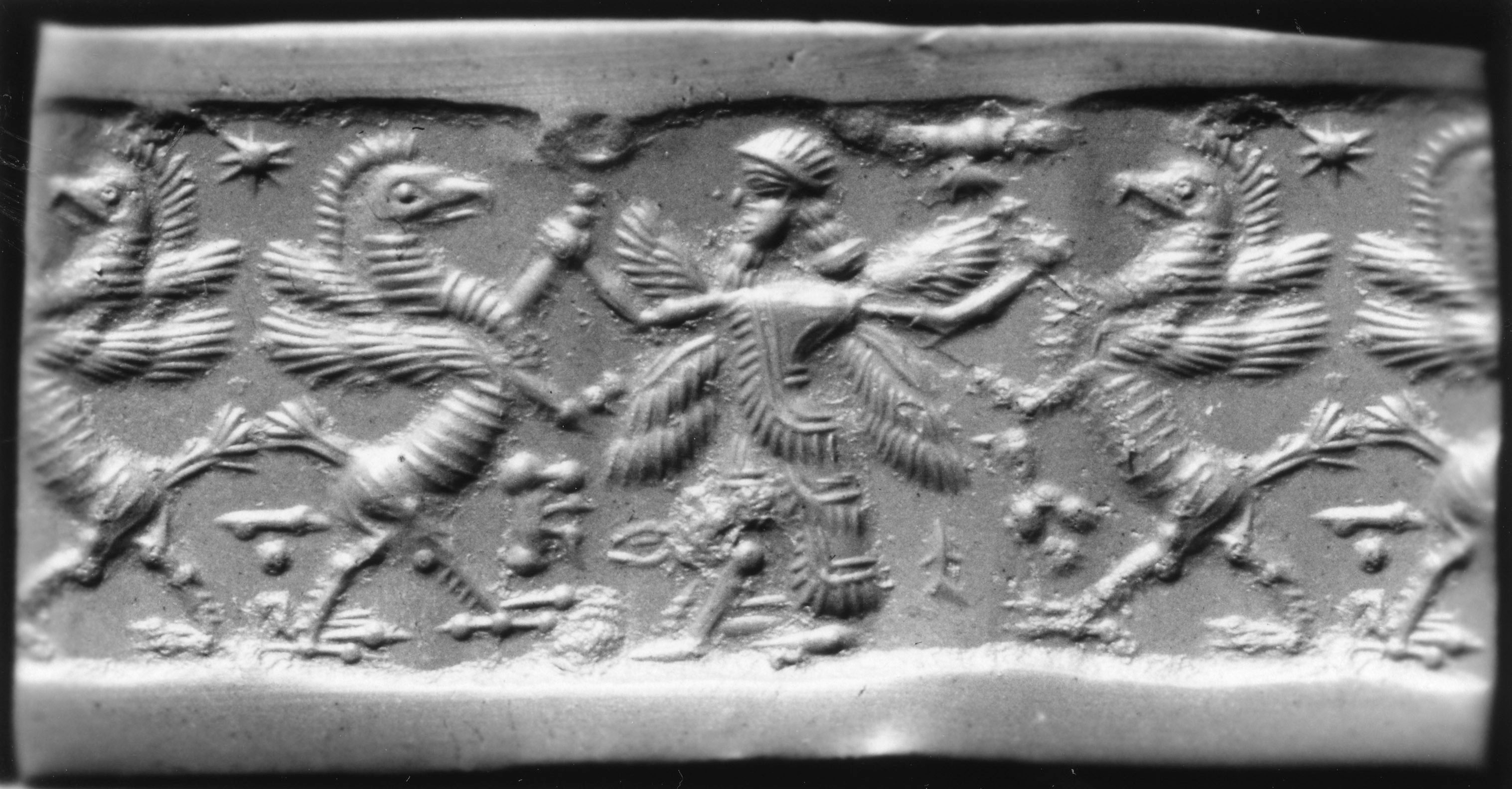 Cylinder Seal with a Contest Scene