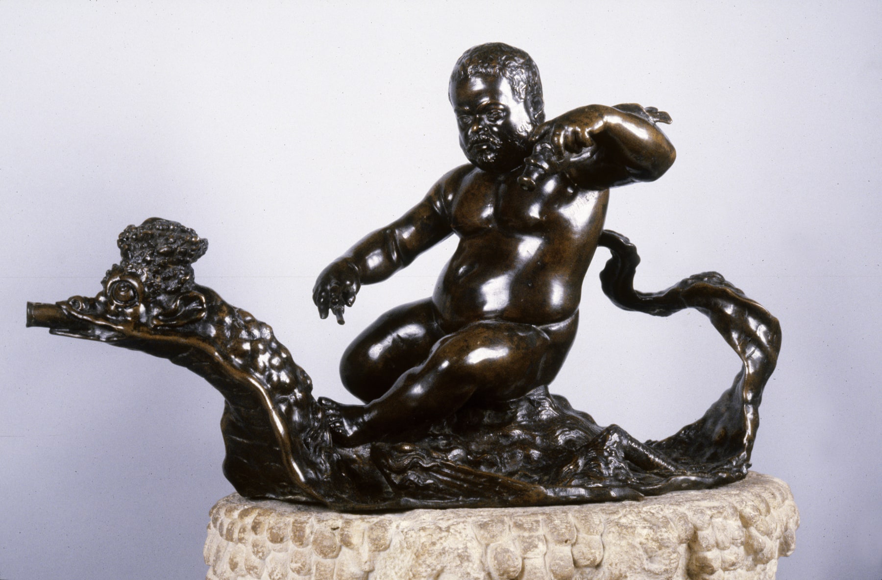 The Dwarf Morgante Riding on a Dragon