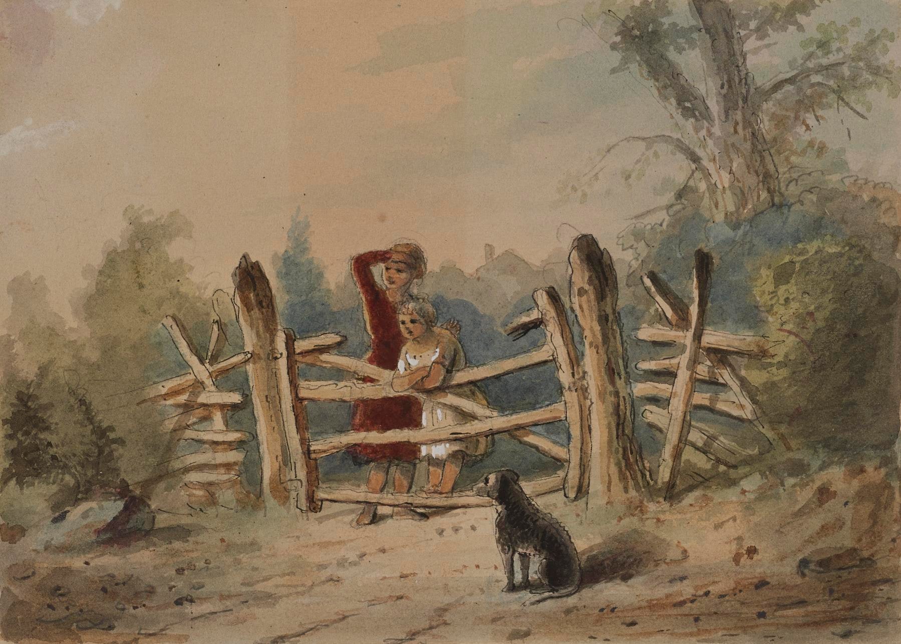 George's Children, Waiting for Their Drafted Father to Come Home