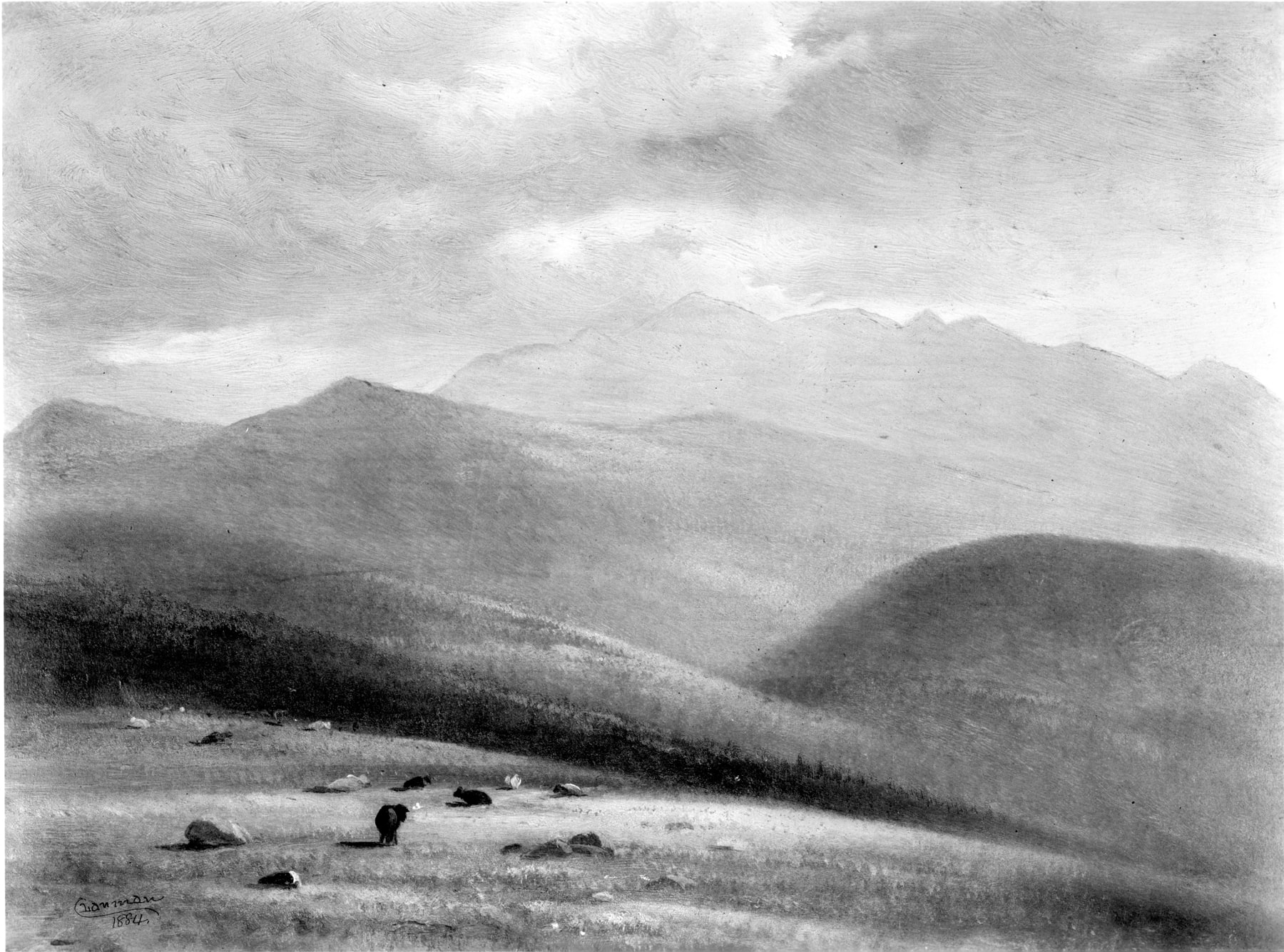 Grandfather Mountain in a fog-N carolina