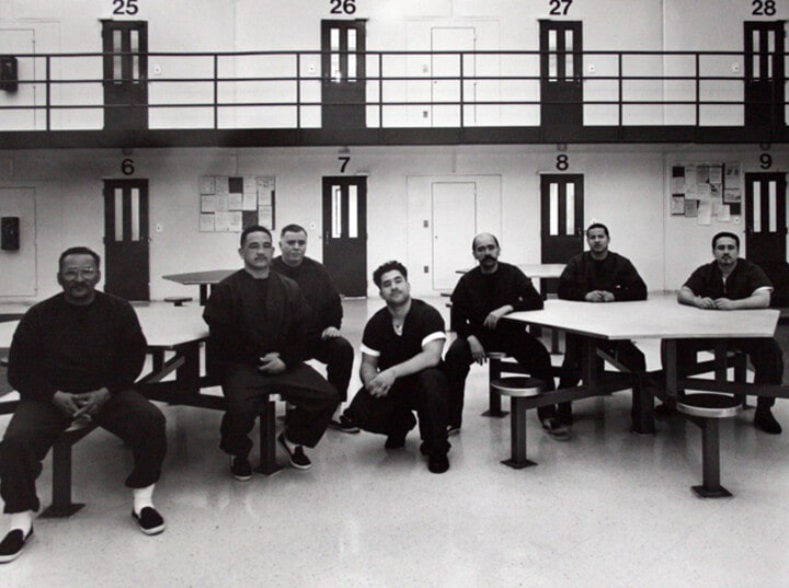 Men at the Hampden County Correctional Institution at Ludlow, Massachusetts, April, 1994