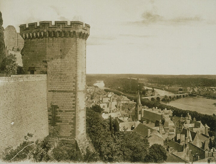 5. CHINON (I.-et-L.) - LA VUE GENERALE OUEST ET LE CHATEAU (TOUR DE BOISSY)...