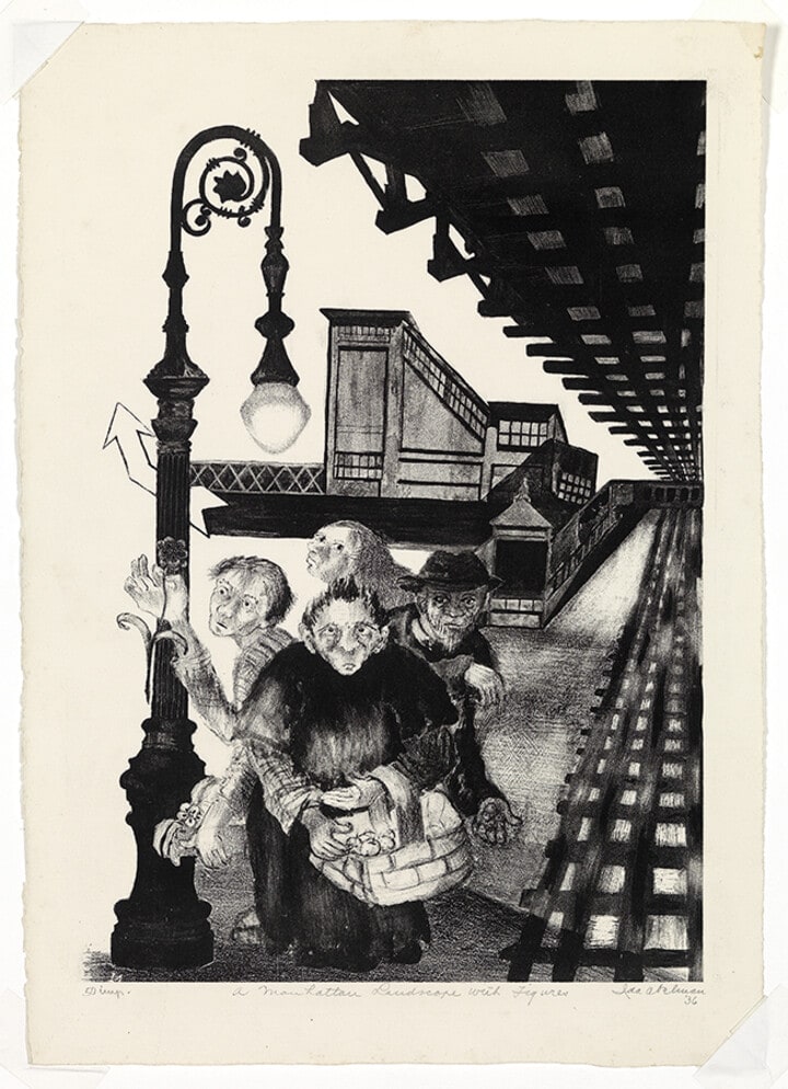 A Manhattan Landscape with Figures