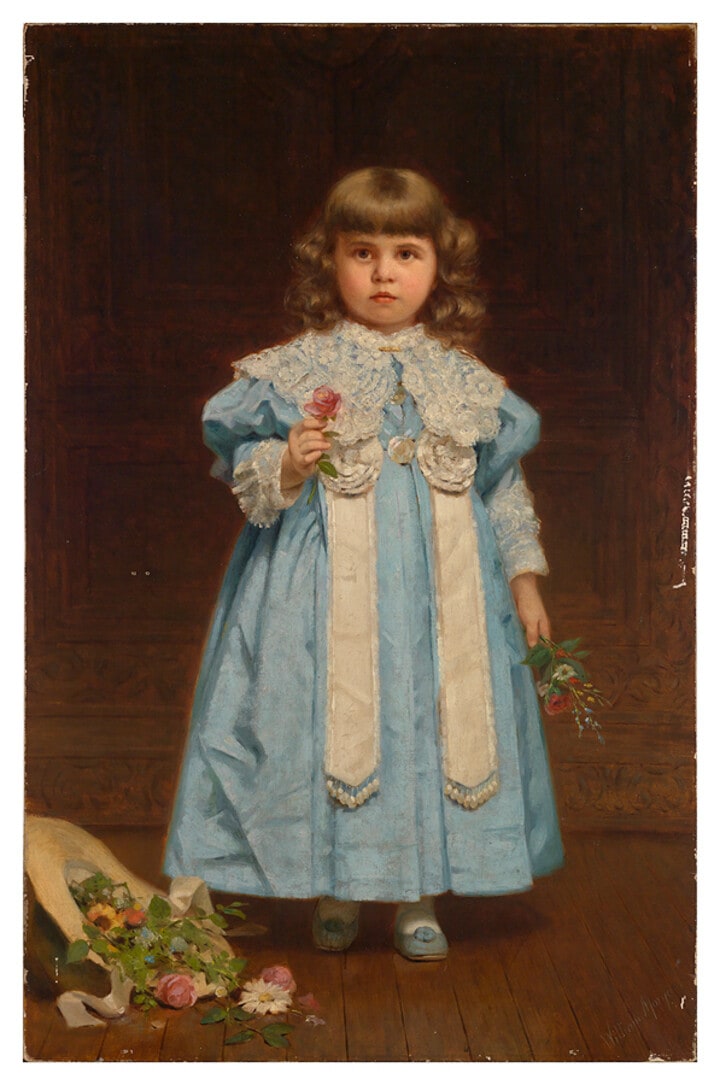 Child in Blue Dress