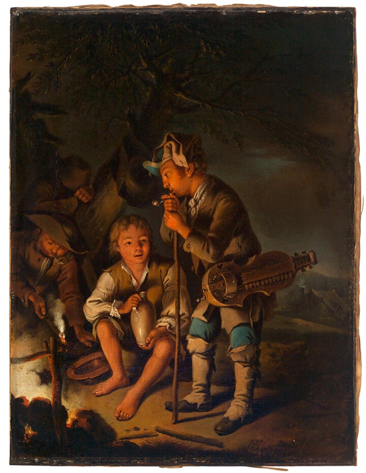 Children Round a Fire