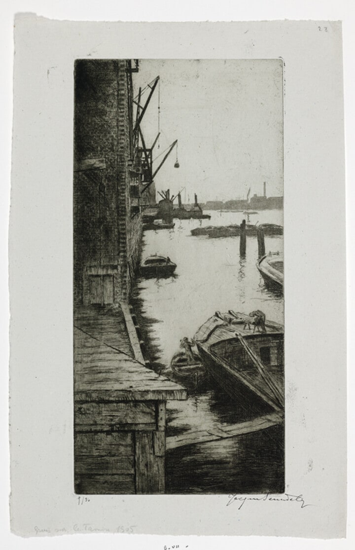 Cranes on the Thames