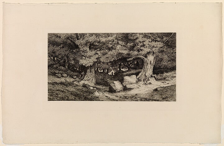 Environs de Chateau-Gontier, from Eaux-Fortes Modernes