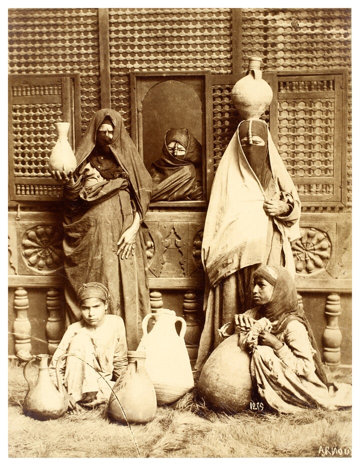 Arab Women with Water Jars