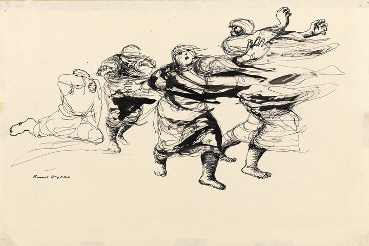 Fleeing Women
