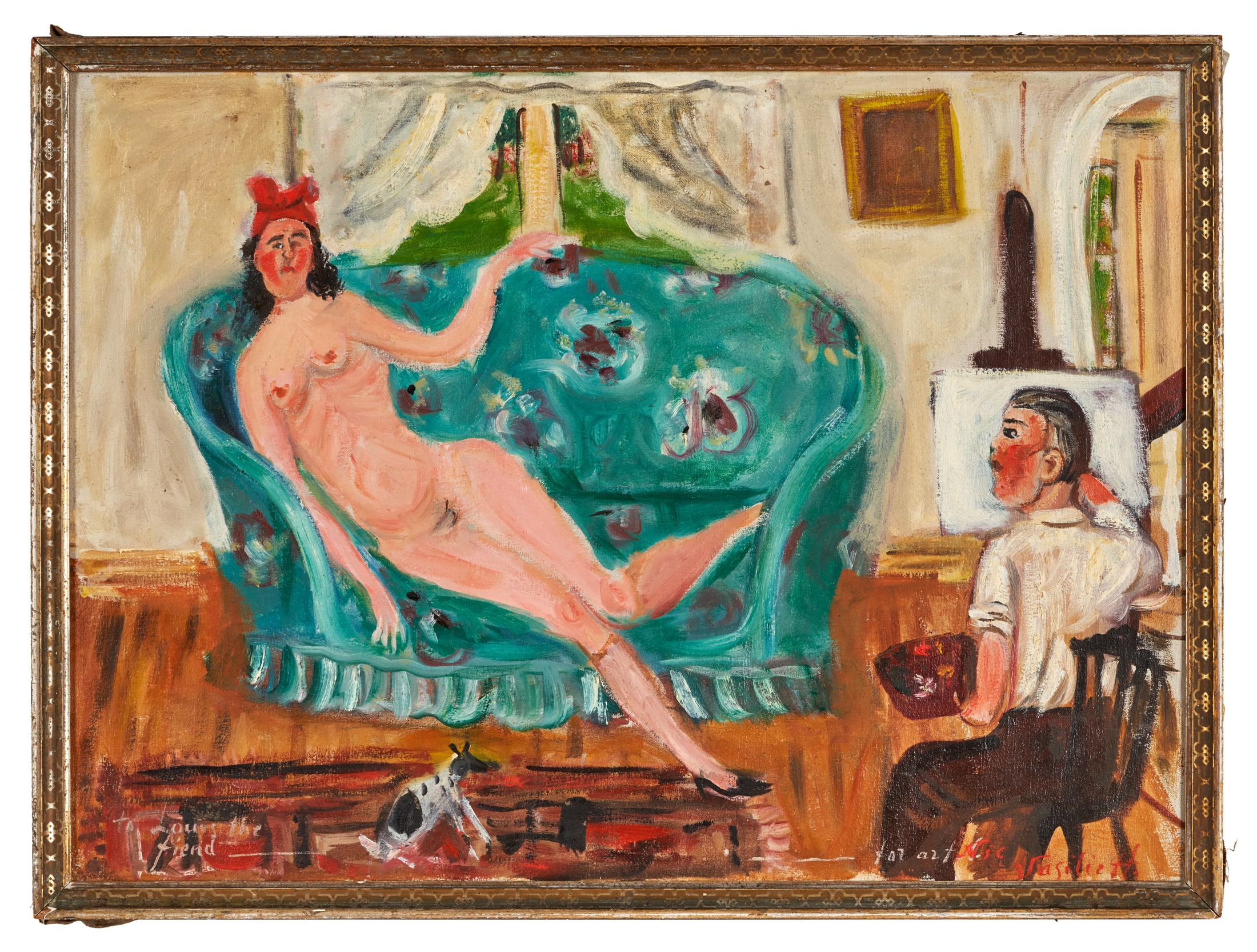 Artist and Nude Model