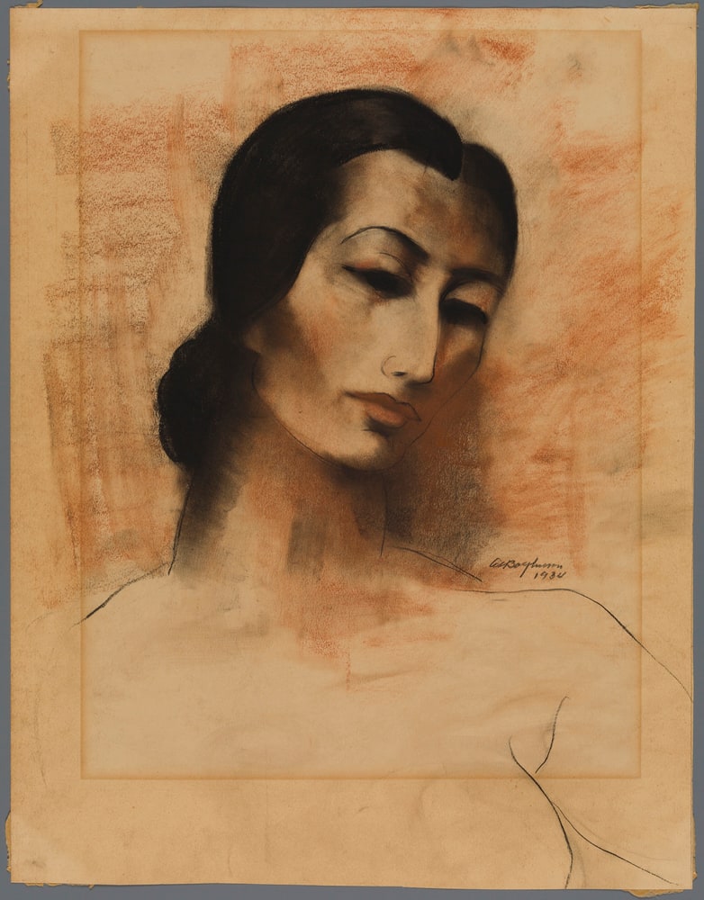 Head of a woman