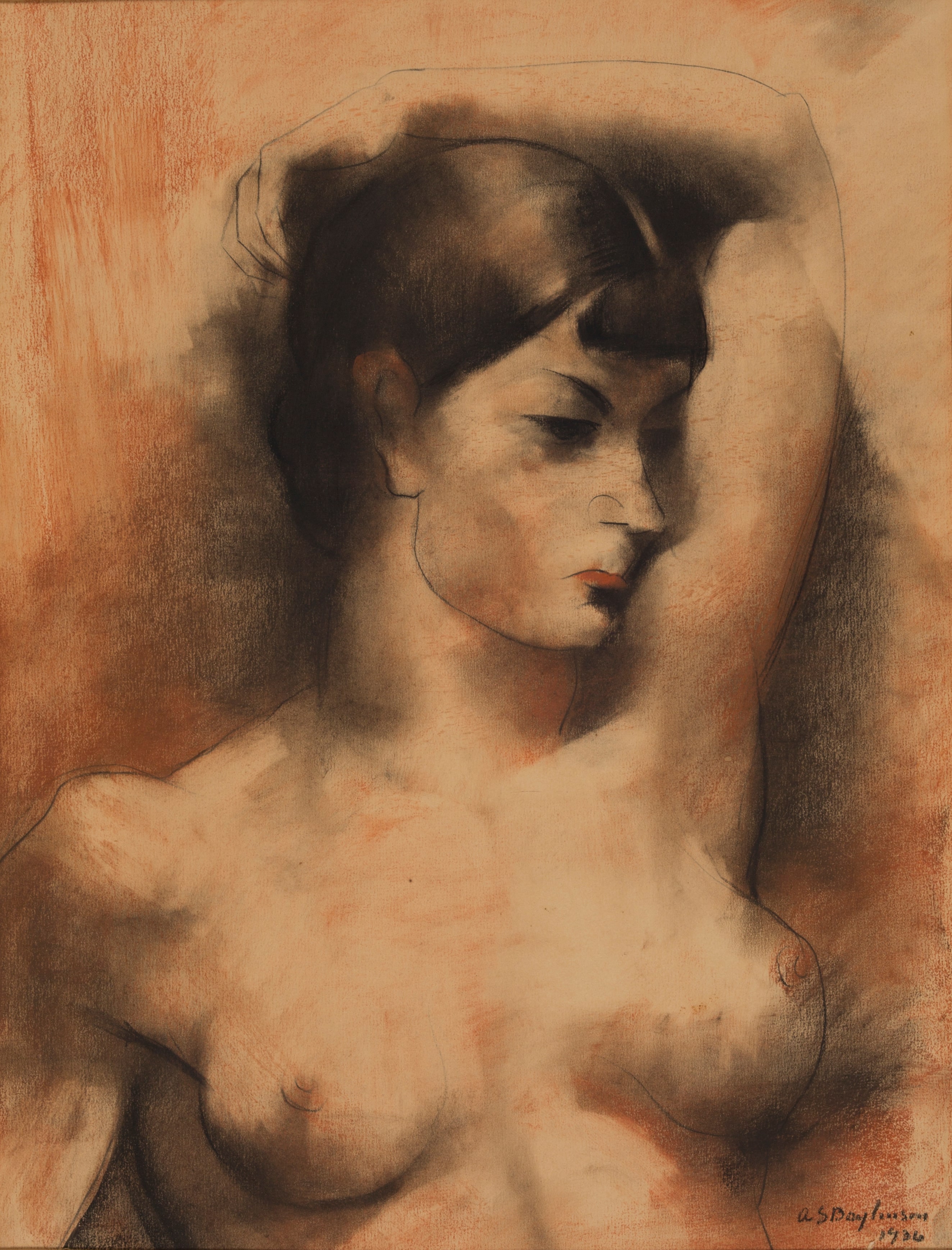 Nude woman