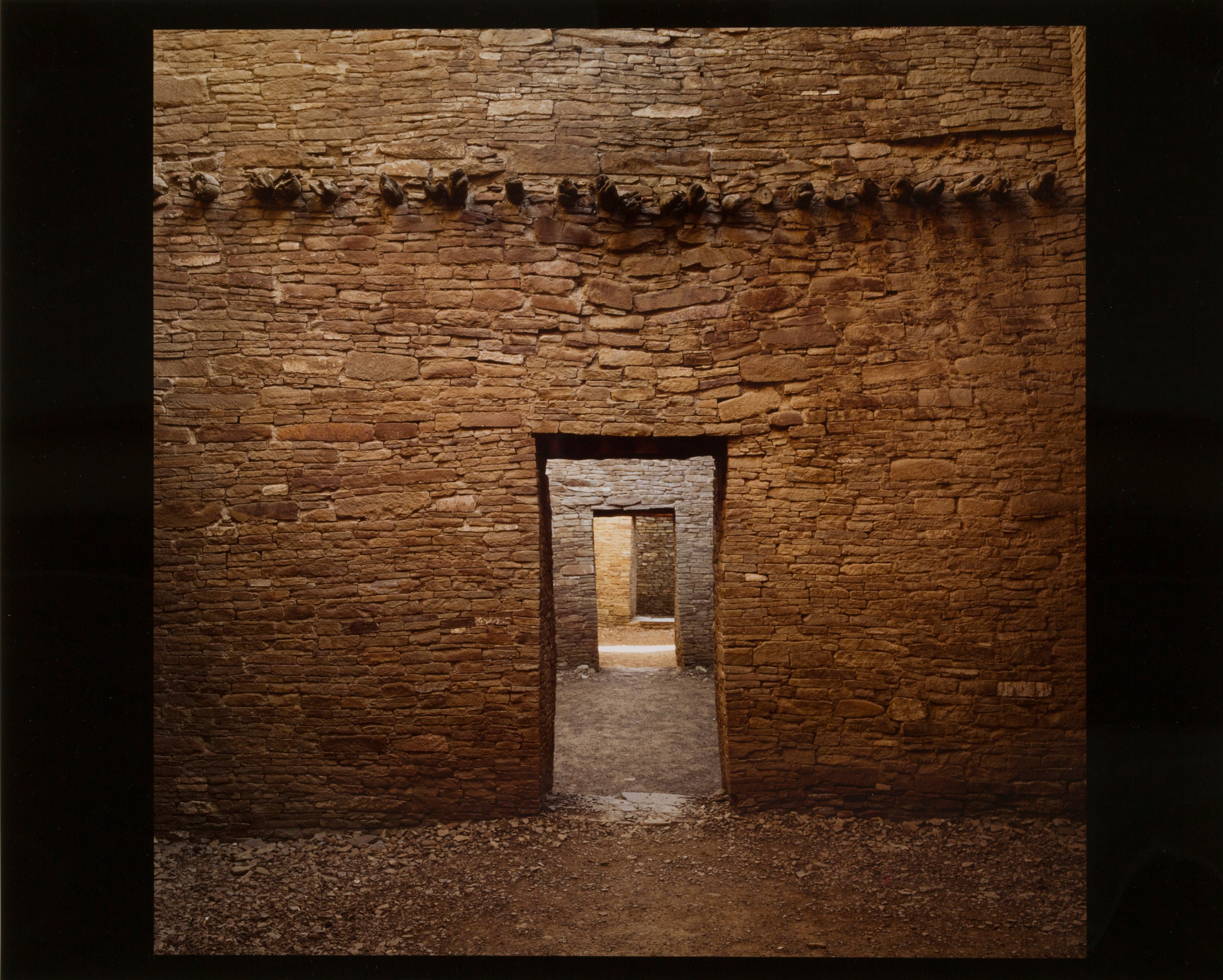 DOORWAYS, PUEBLO BONITO, CHACO CANYON