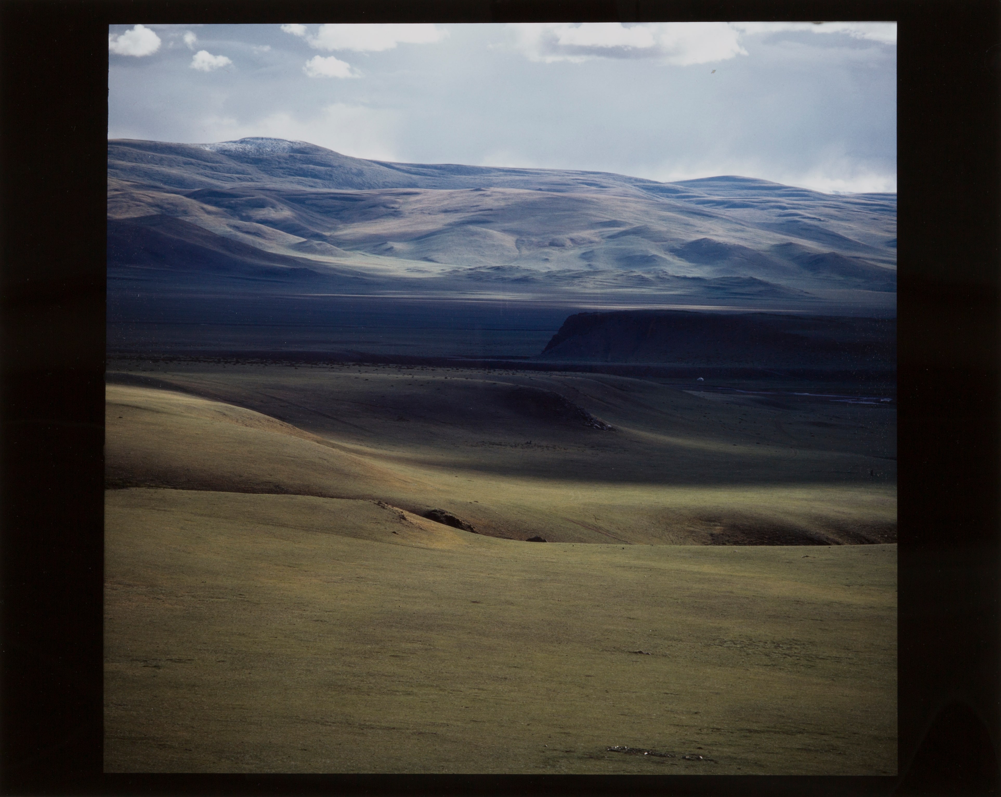 CHUYA STEPPE WITH YURT, ALTAI MTNS., SIBERIA