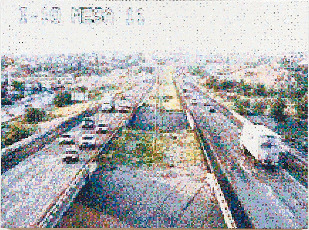 I-10 at Mesa, El Paso, Texas, 7:01 pm, August 23, 2006