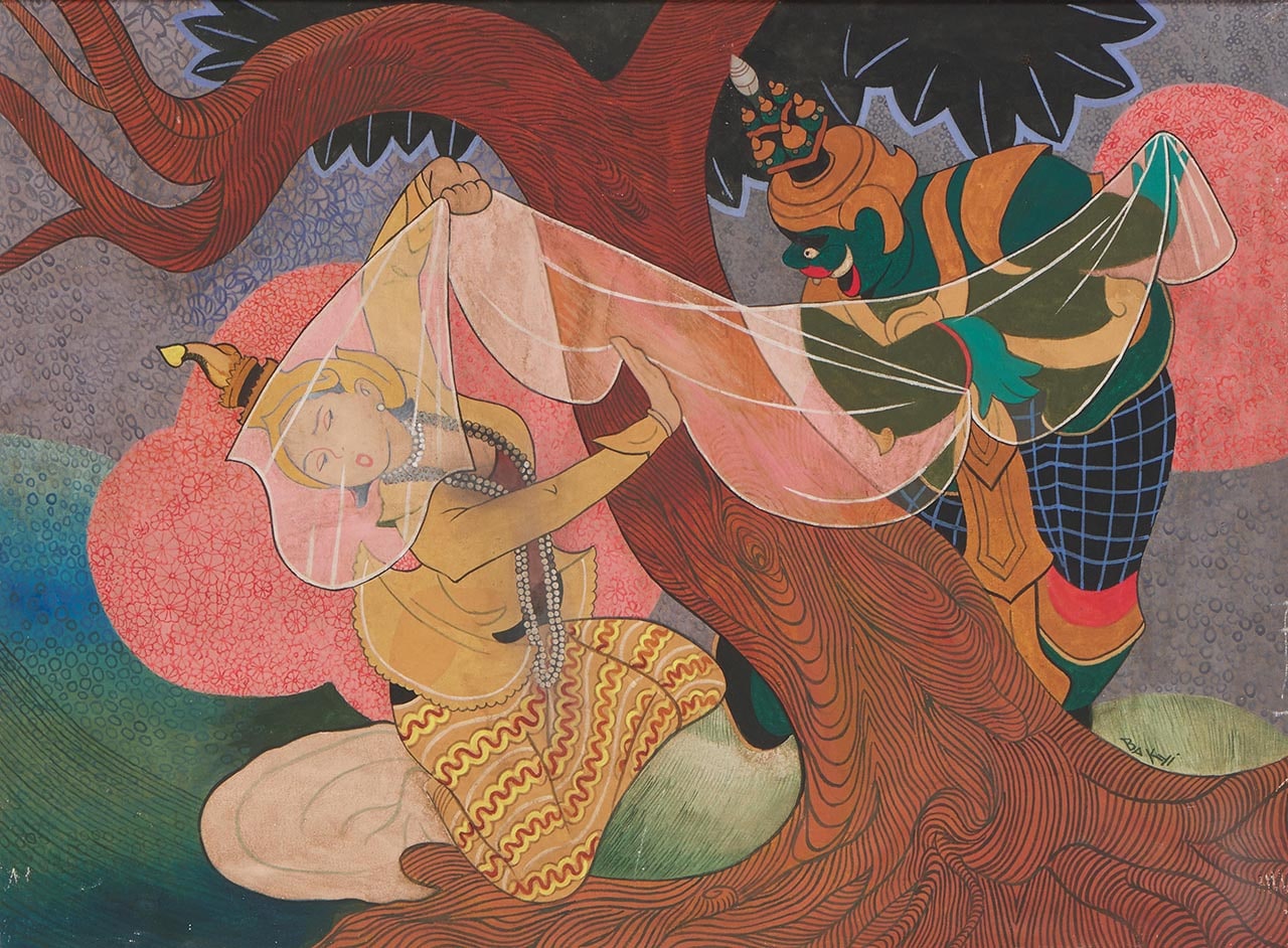 Sita Rejecting Dasagiri's Courtship