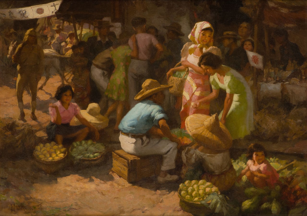 Marketplace during the Occupation