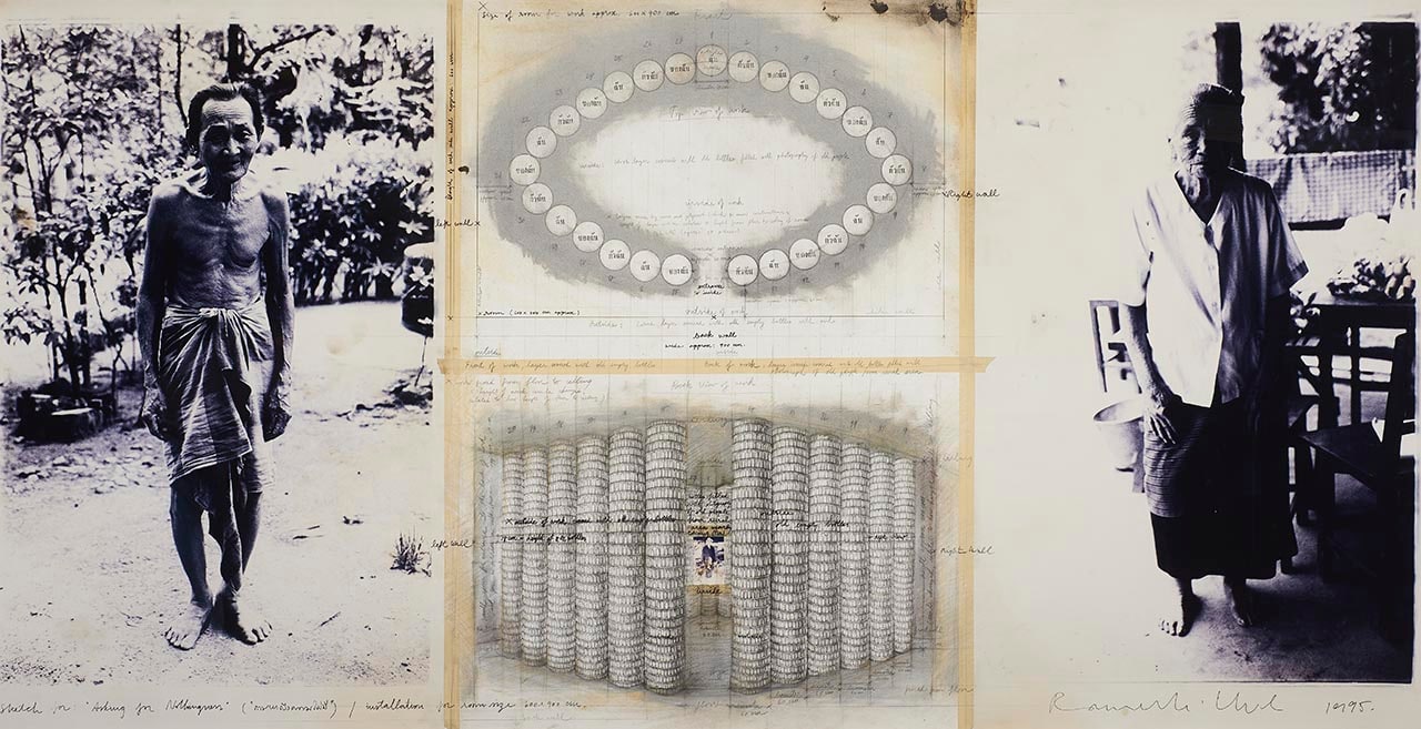 Preparatory drawing for "Asking for Nothingness"