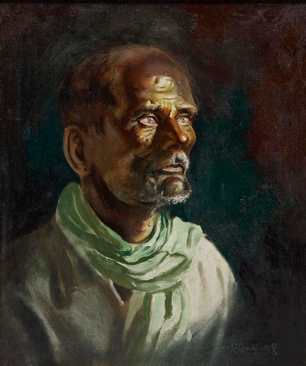 Portrait of an Indian Worker