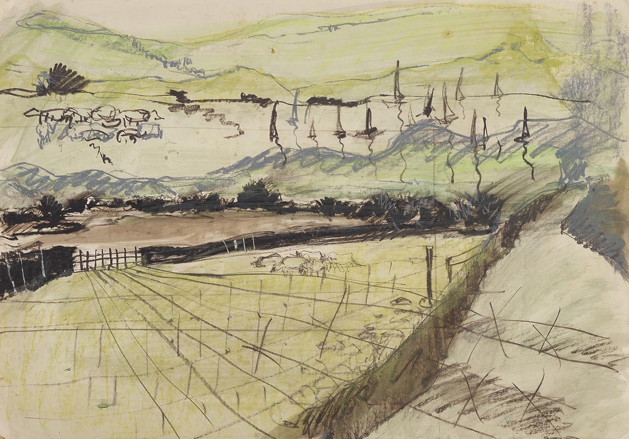 Landscape in Yorkshire Moors