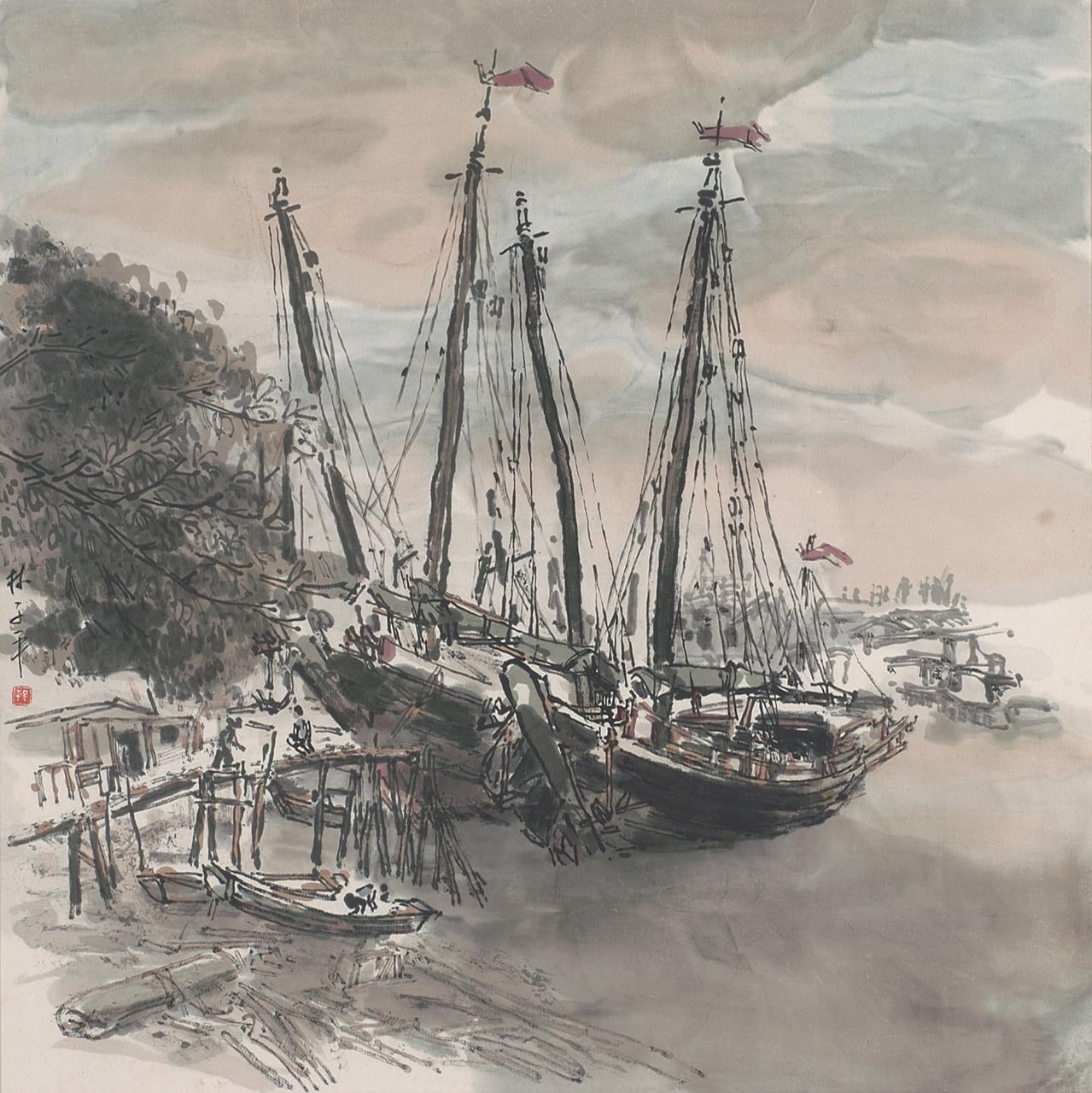 Untitled (Chinese Boats)