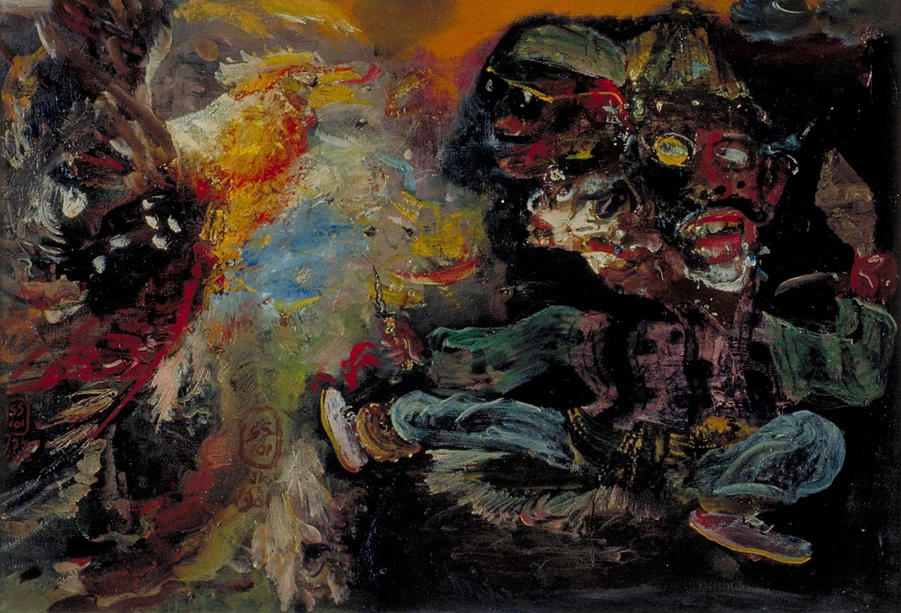 Battle in the Air Between Dasamuka & Jatayu