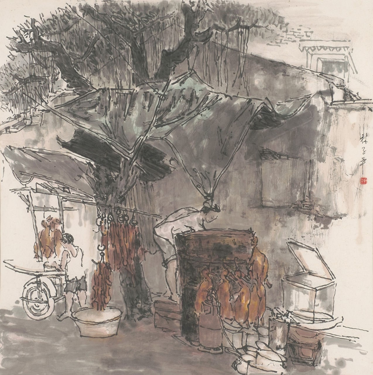 Untitled (Roasting Ducks)