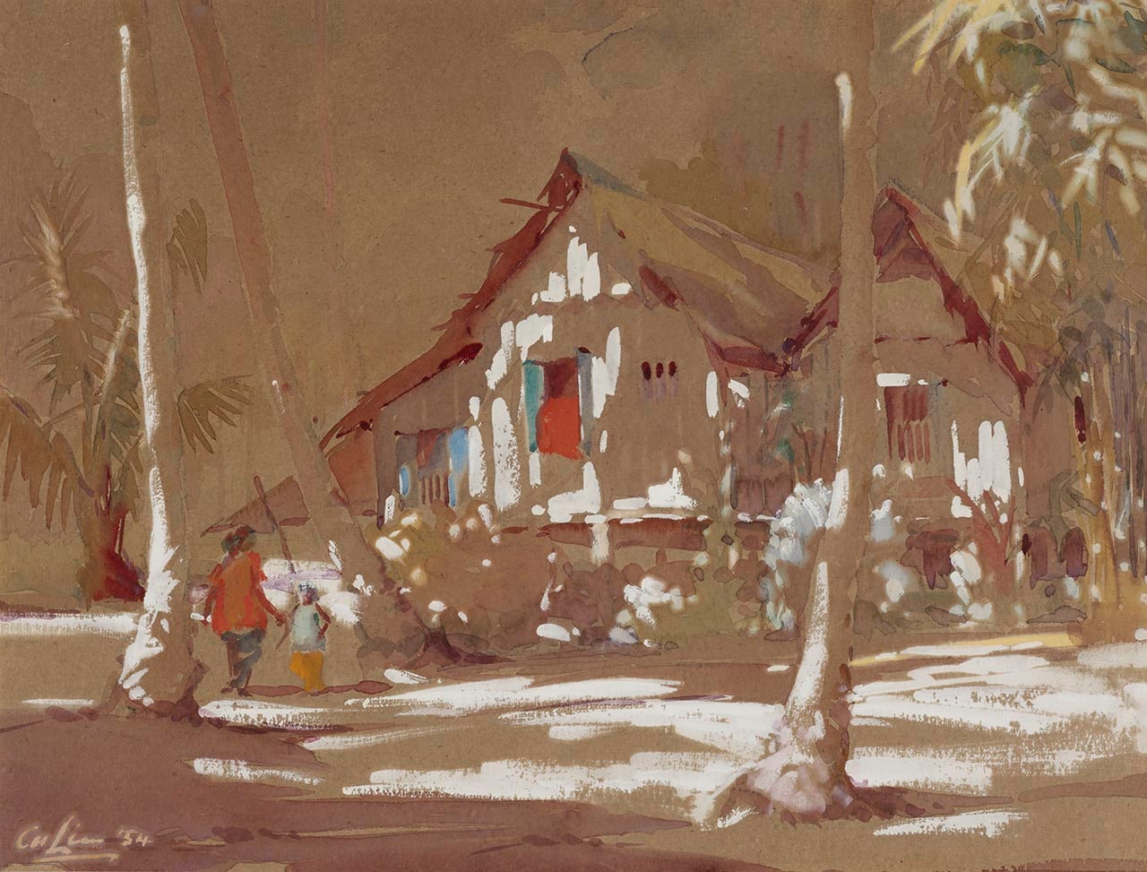 [Not titled] (Kampong Scene)