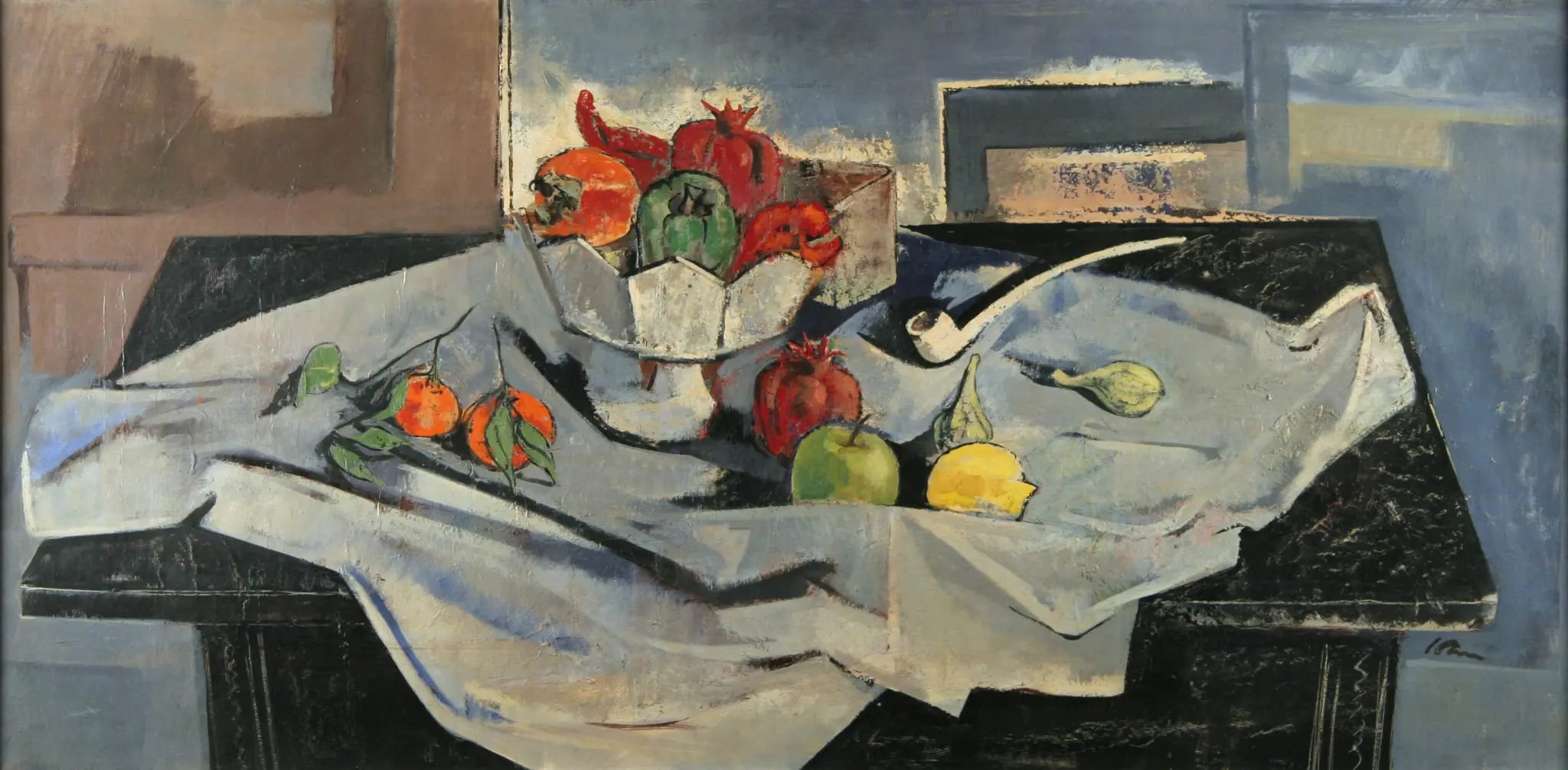 Still Life on a Black Table