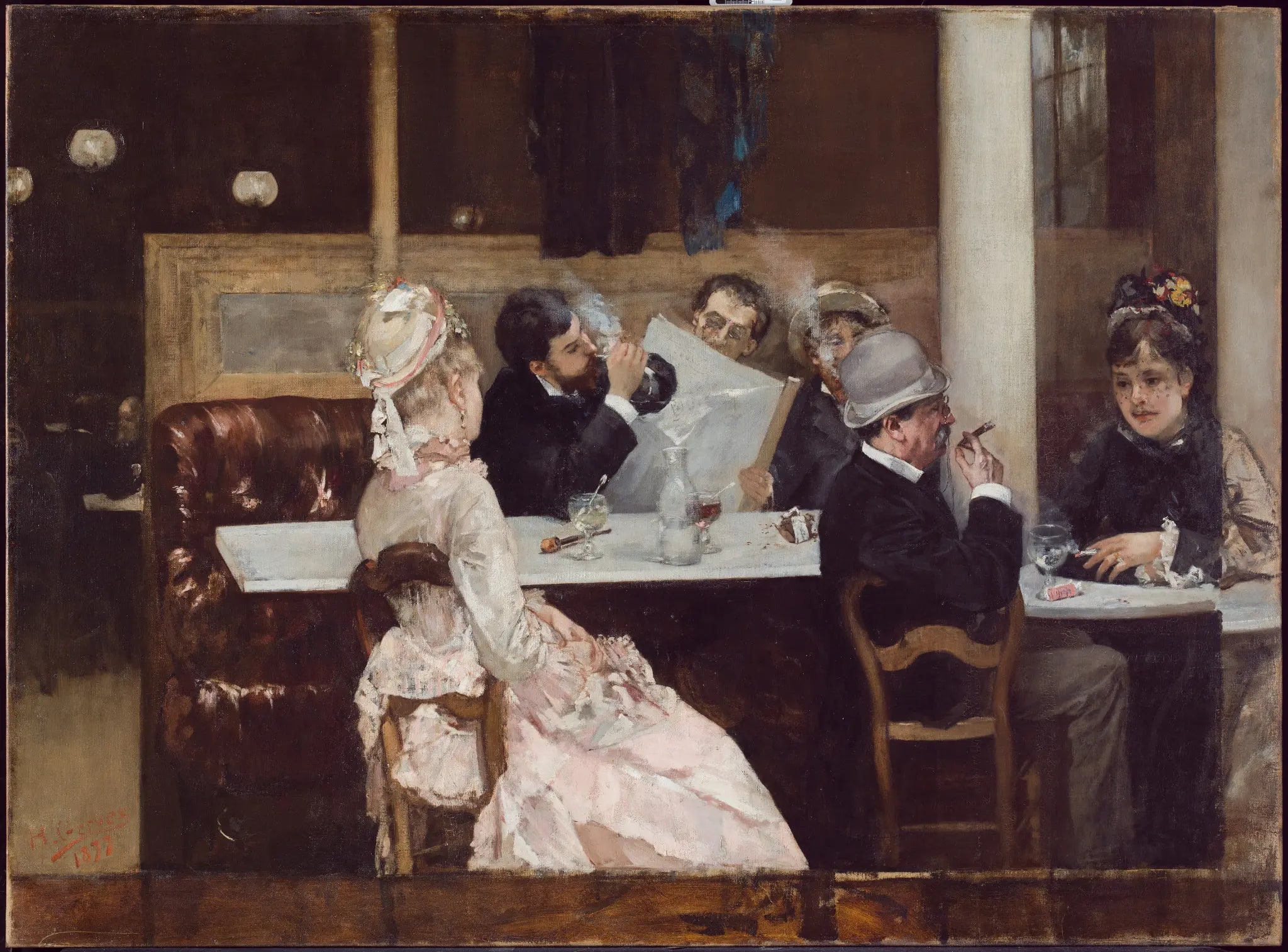 Café Scene in Paris
