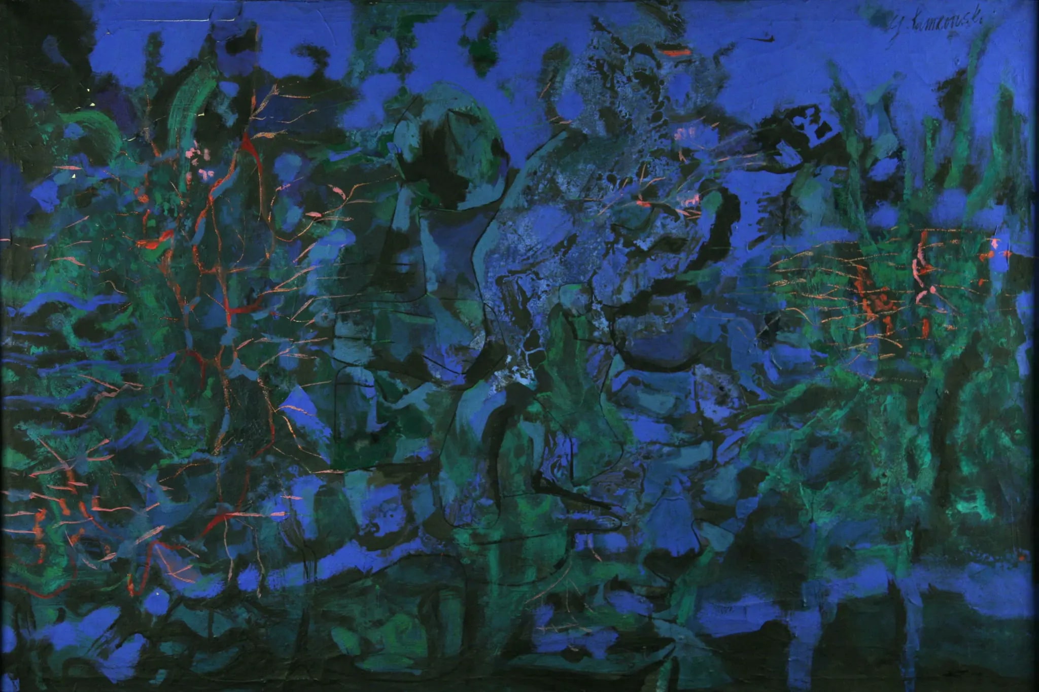 Scene in Blue