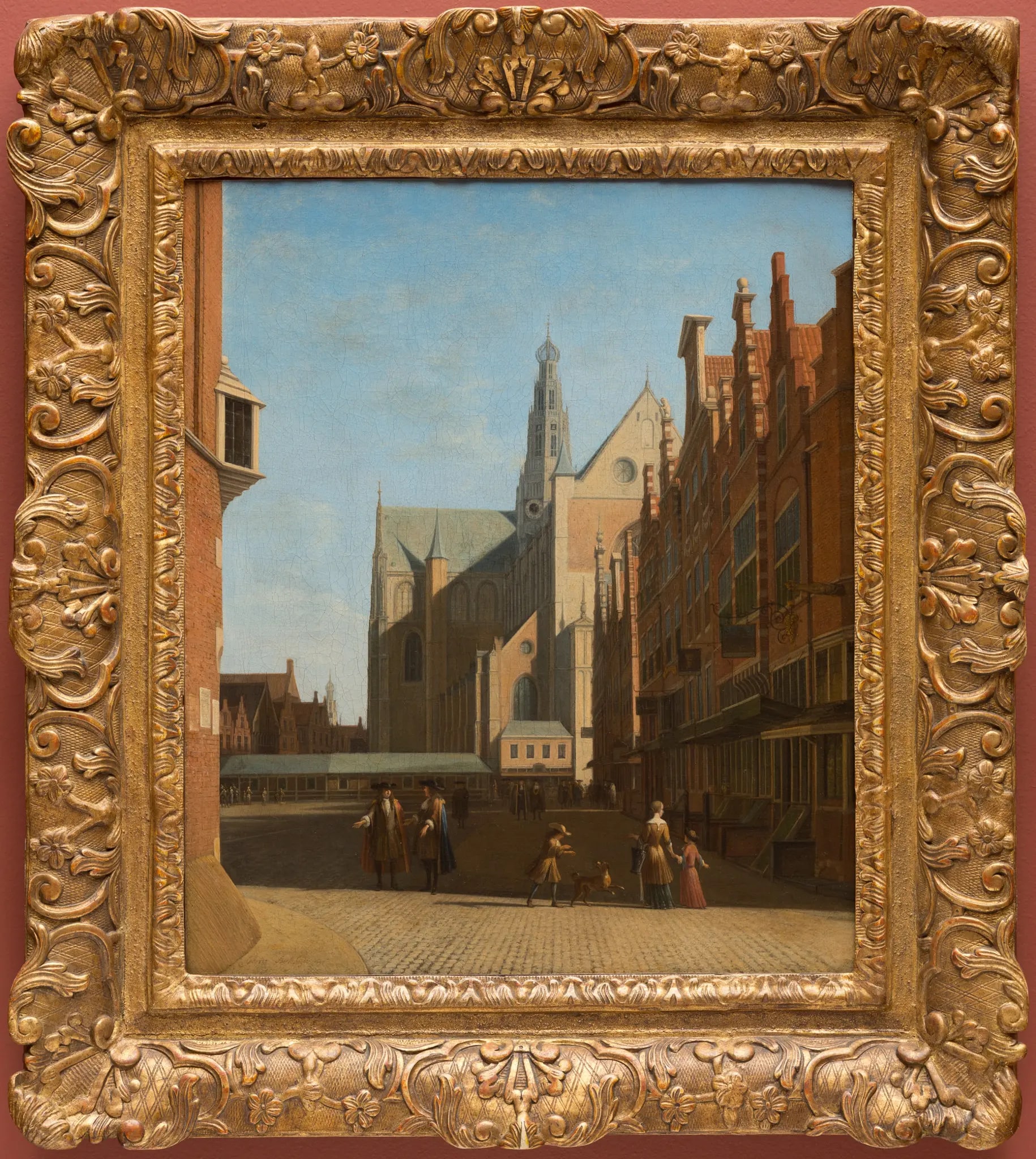 View of the Grote Kerk in Haarlem