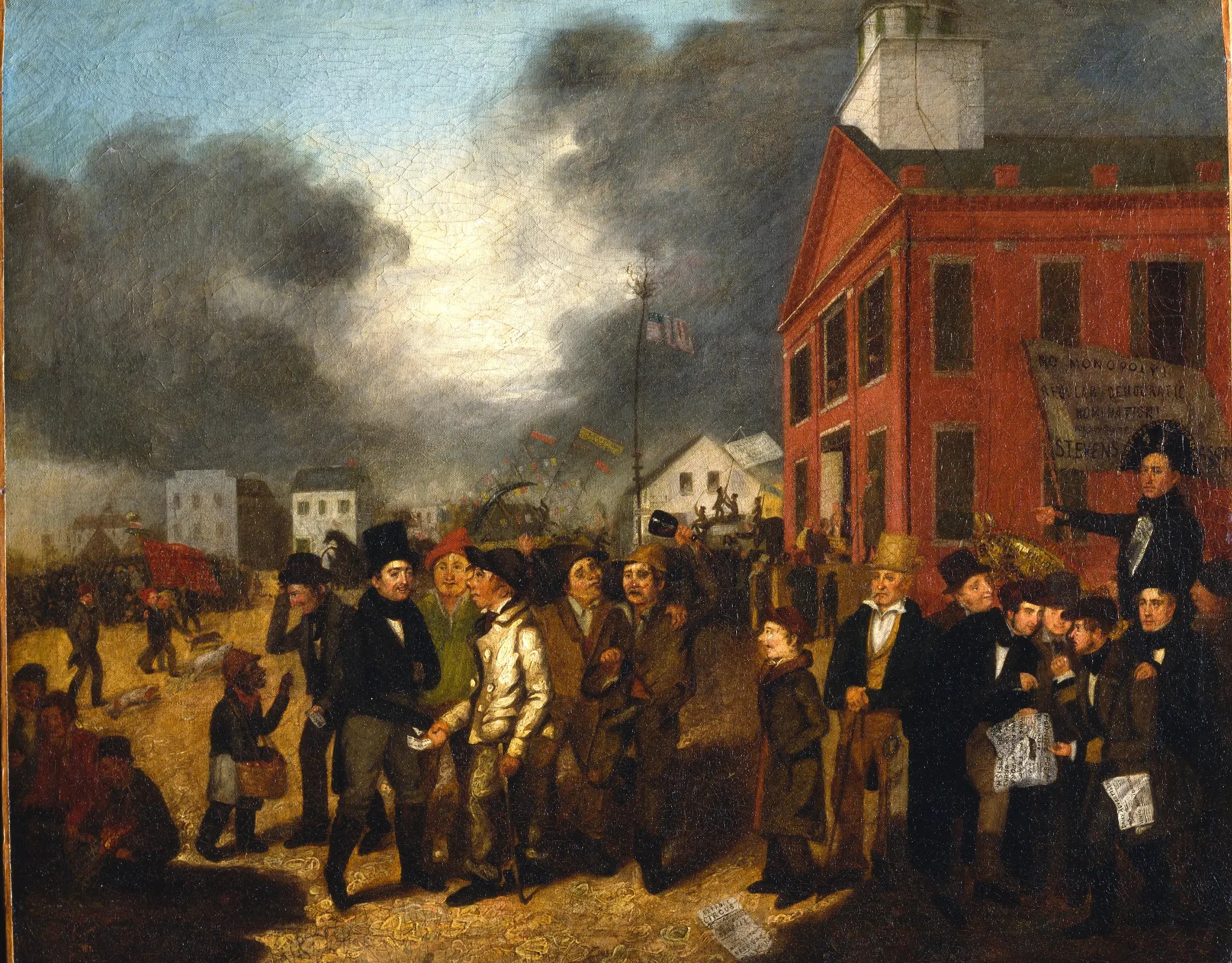 First State Election in Detroit, Michigan, 1837