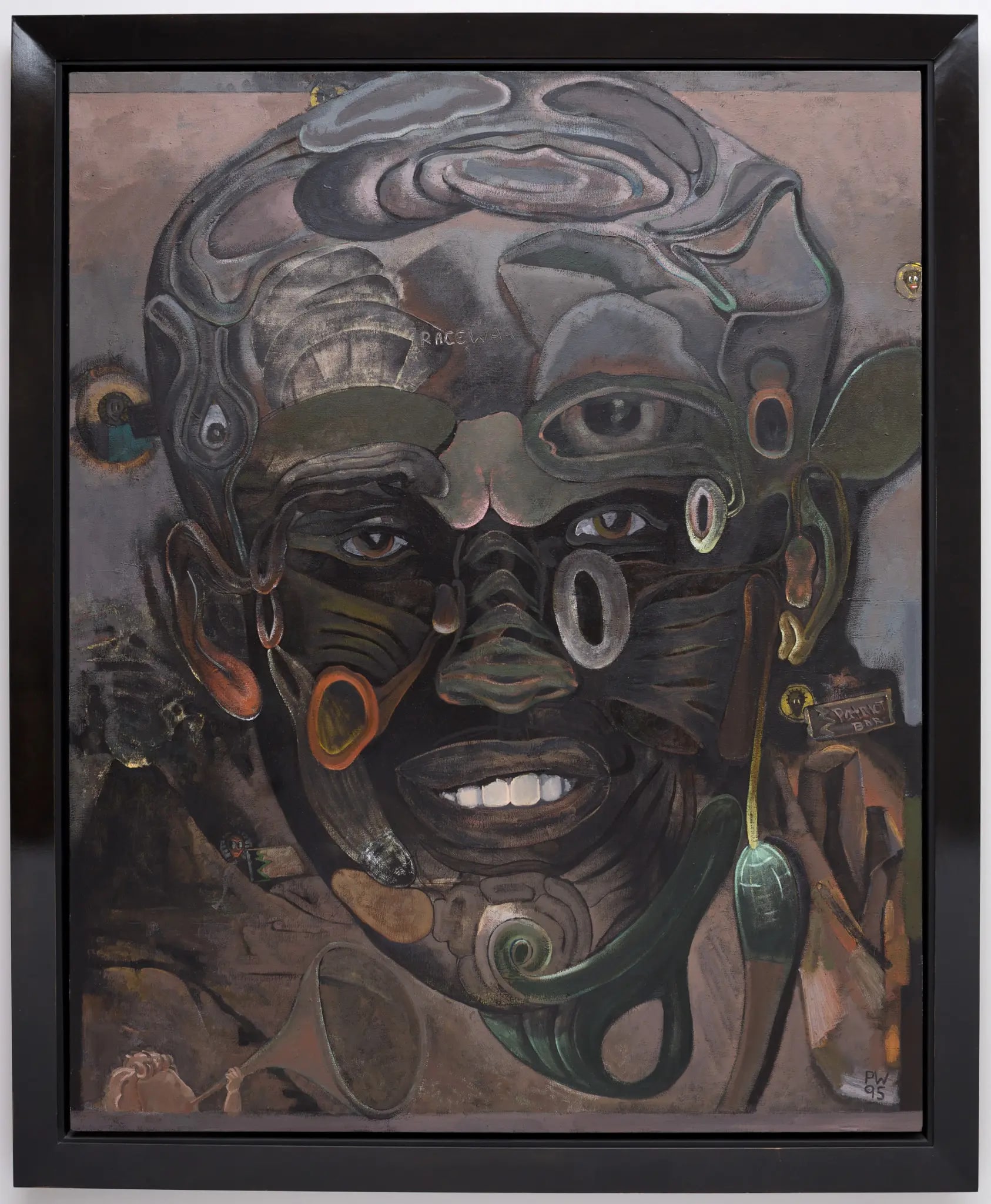 Portrait of Christopher D. Fisher, Fourth Reich Skinhead