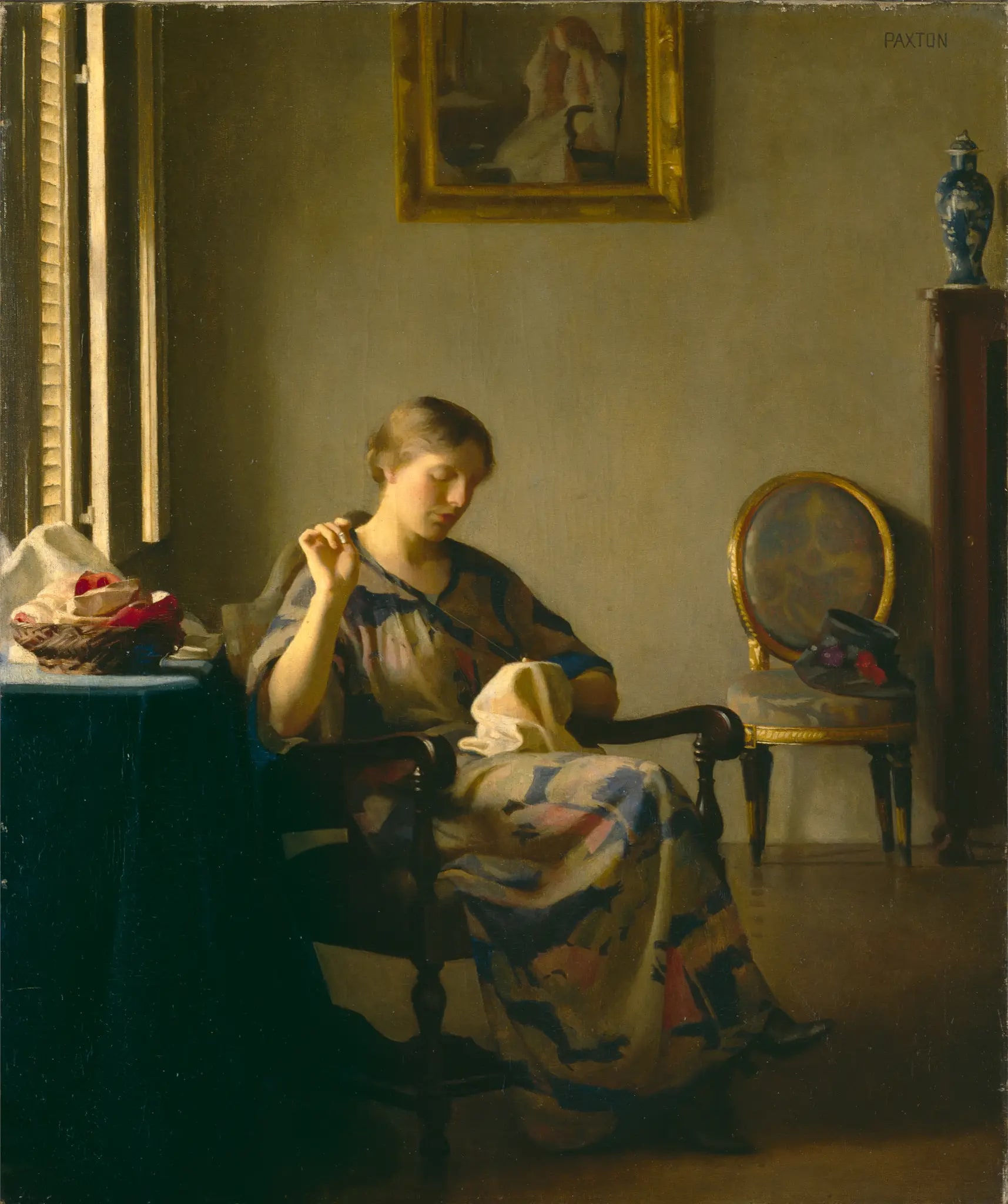 Woman Sewing
