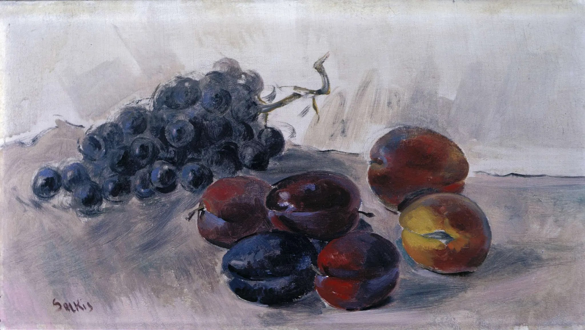 Plums and Grapes