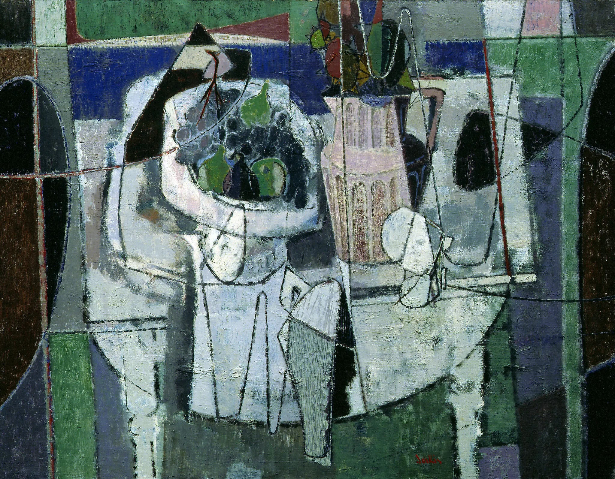 Still Life with Grapes and Figs